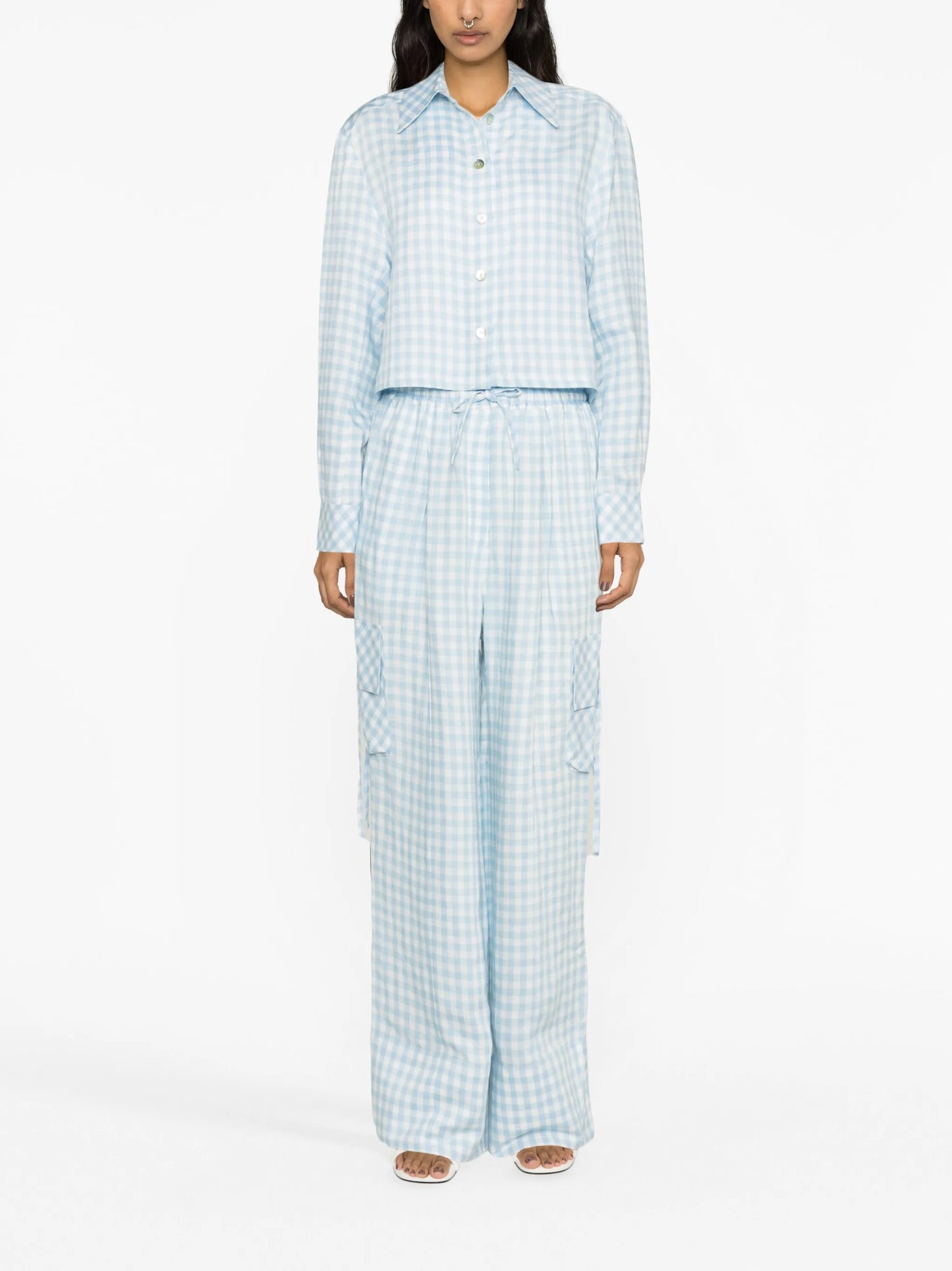 Safari linen-blend shirt