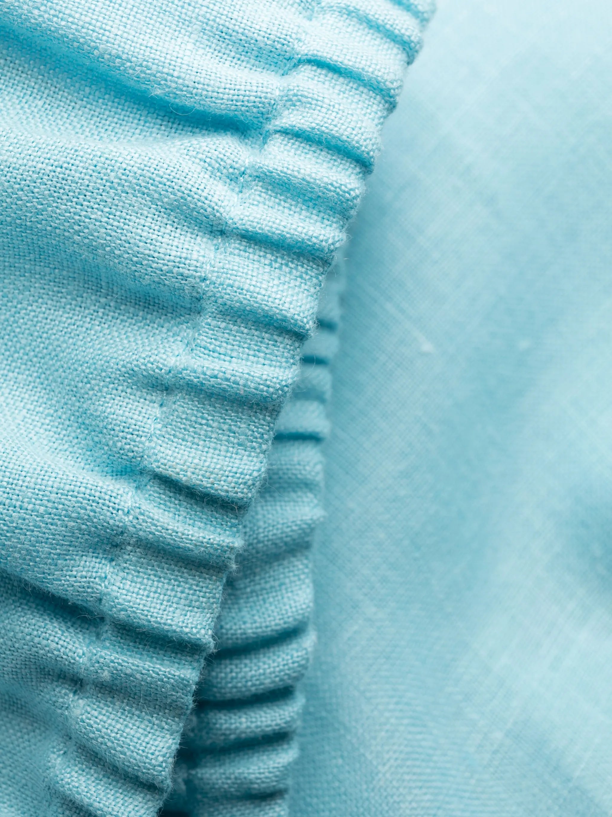 ruffled linen lounge suit