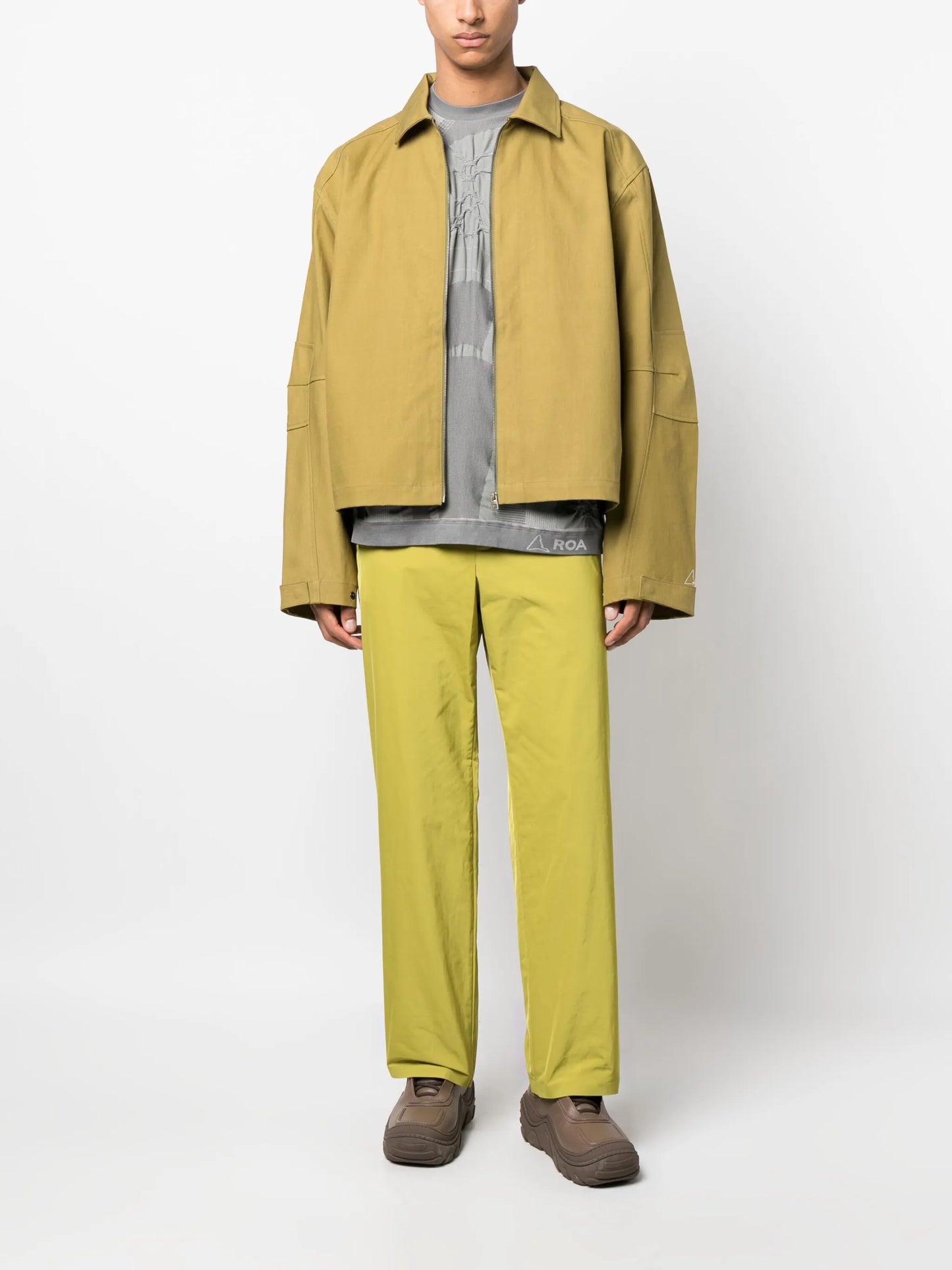 Formal straight-leg trousers