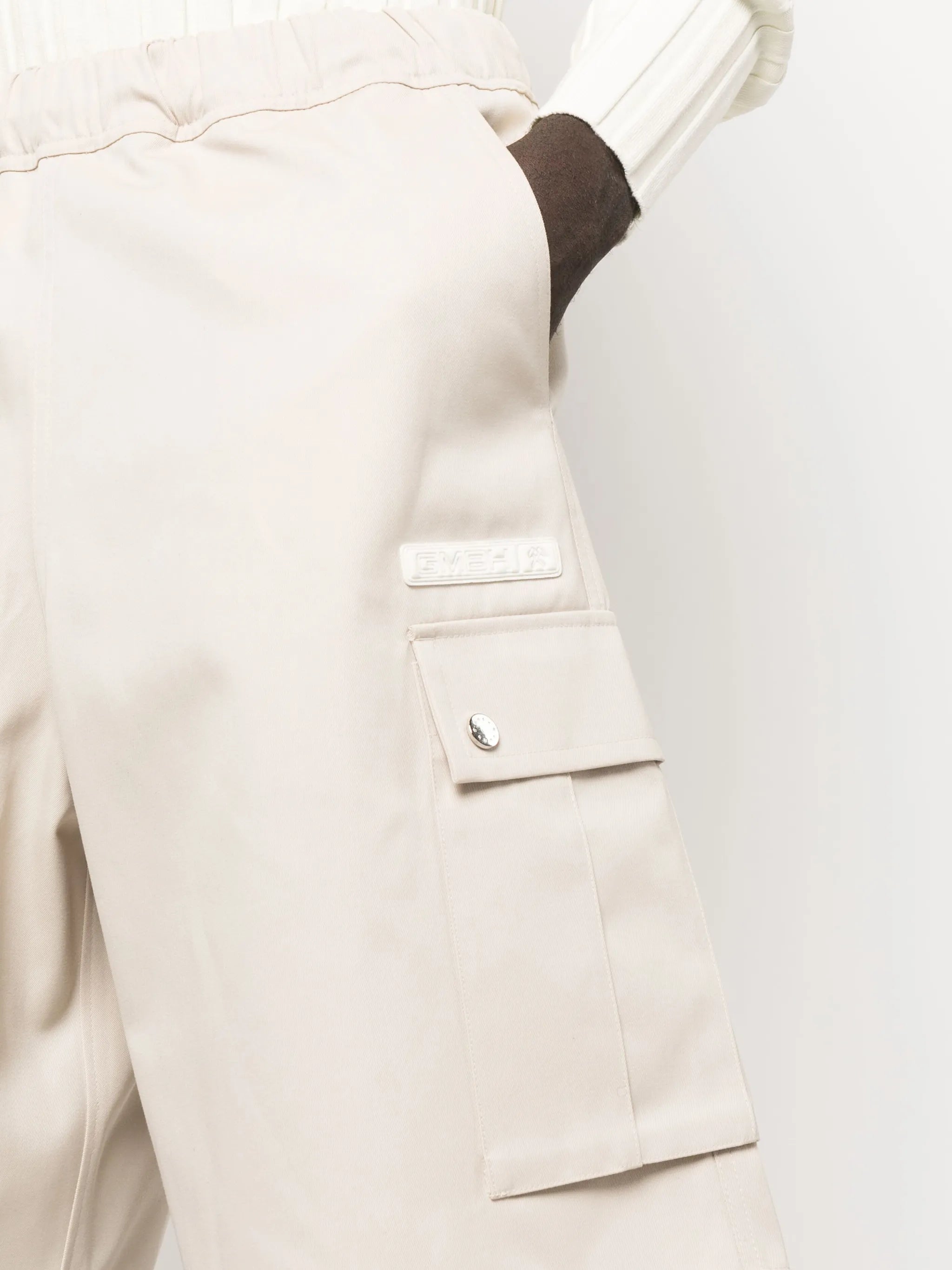 elasticated waistband bermuda shorts