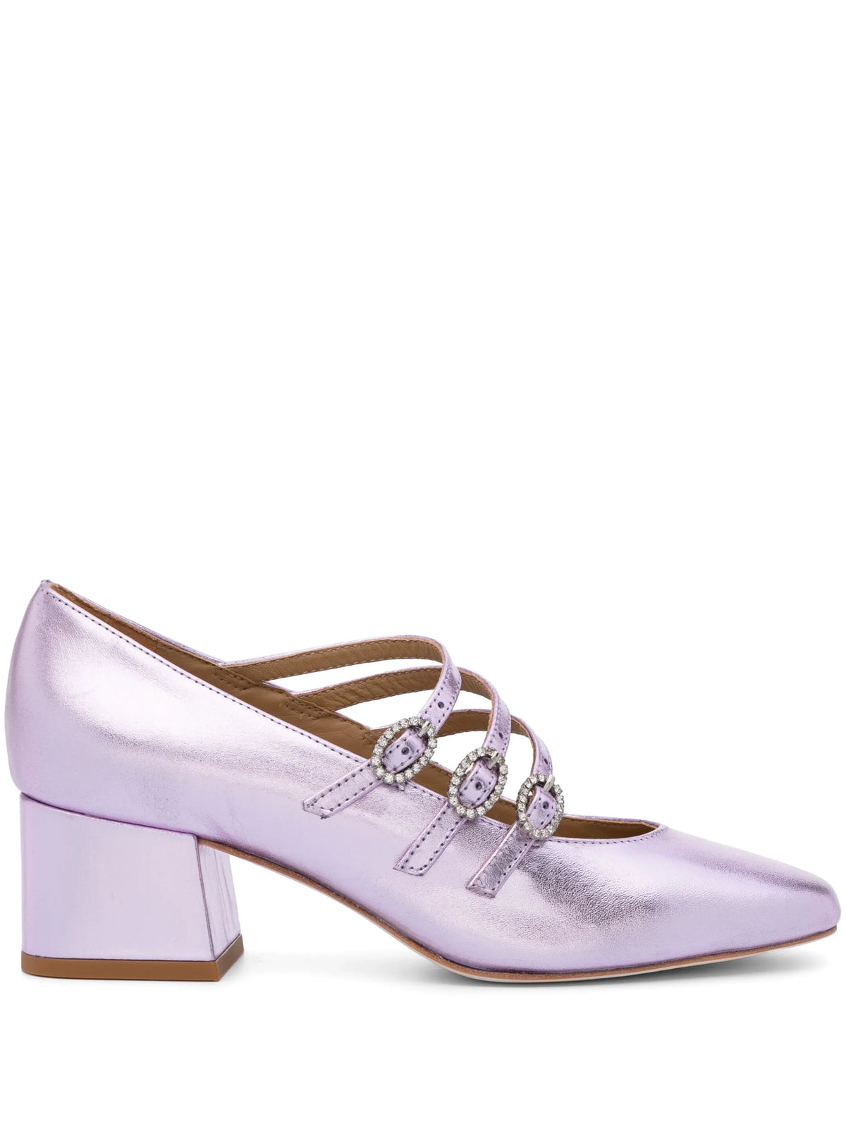 Mimi 50mm leather pumps
