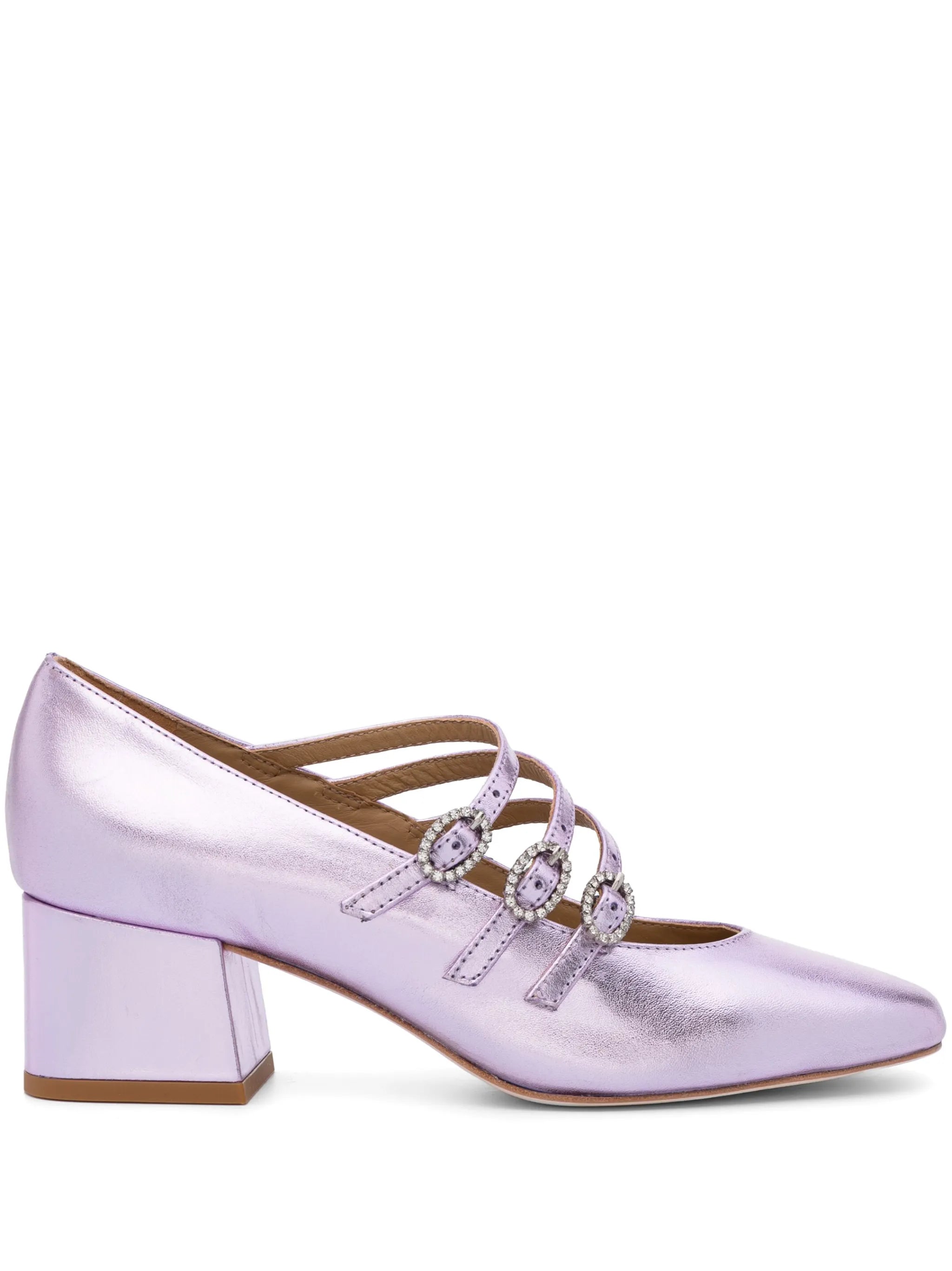 Mimi 50mm leather pumps