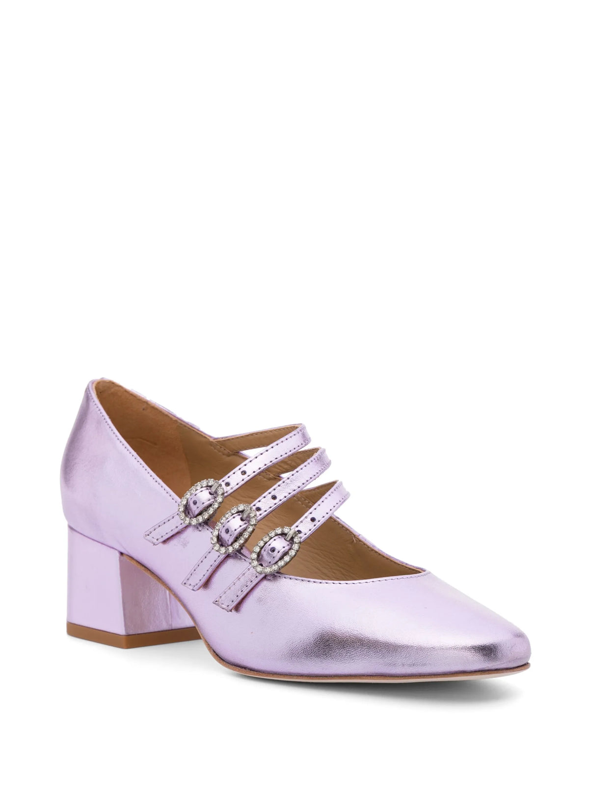 Mimi 50mm leather pumps