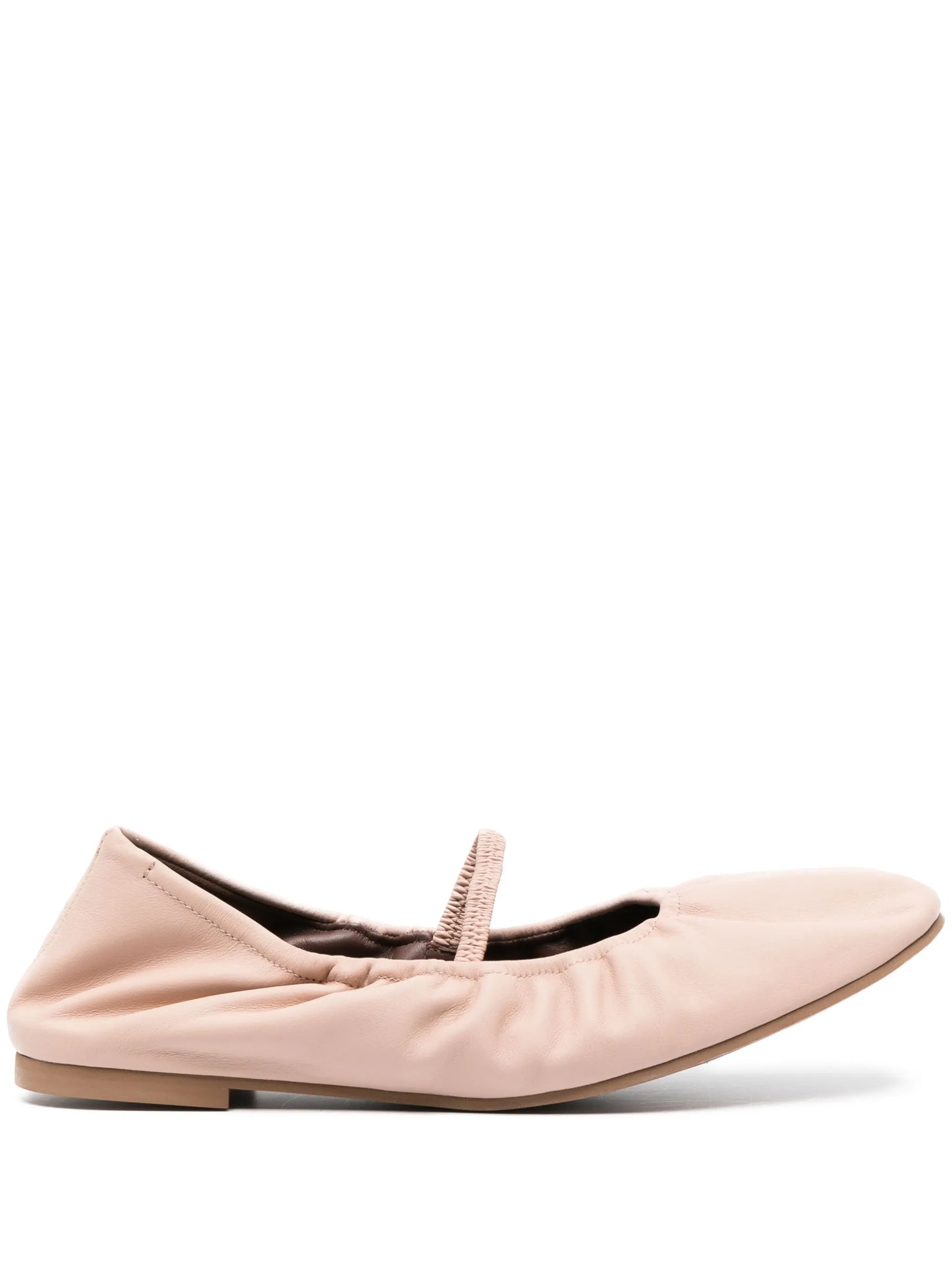 Buffy round-toe ballerinas