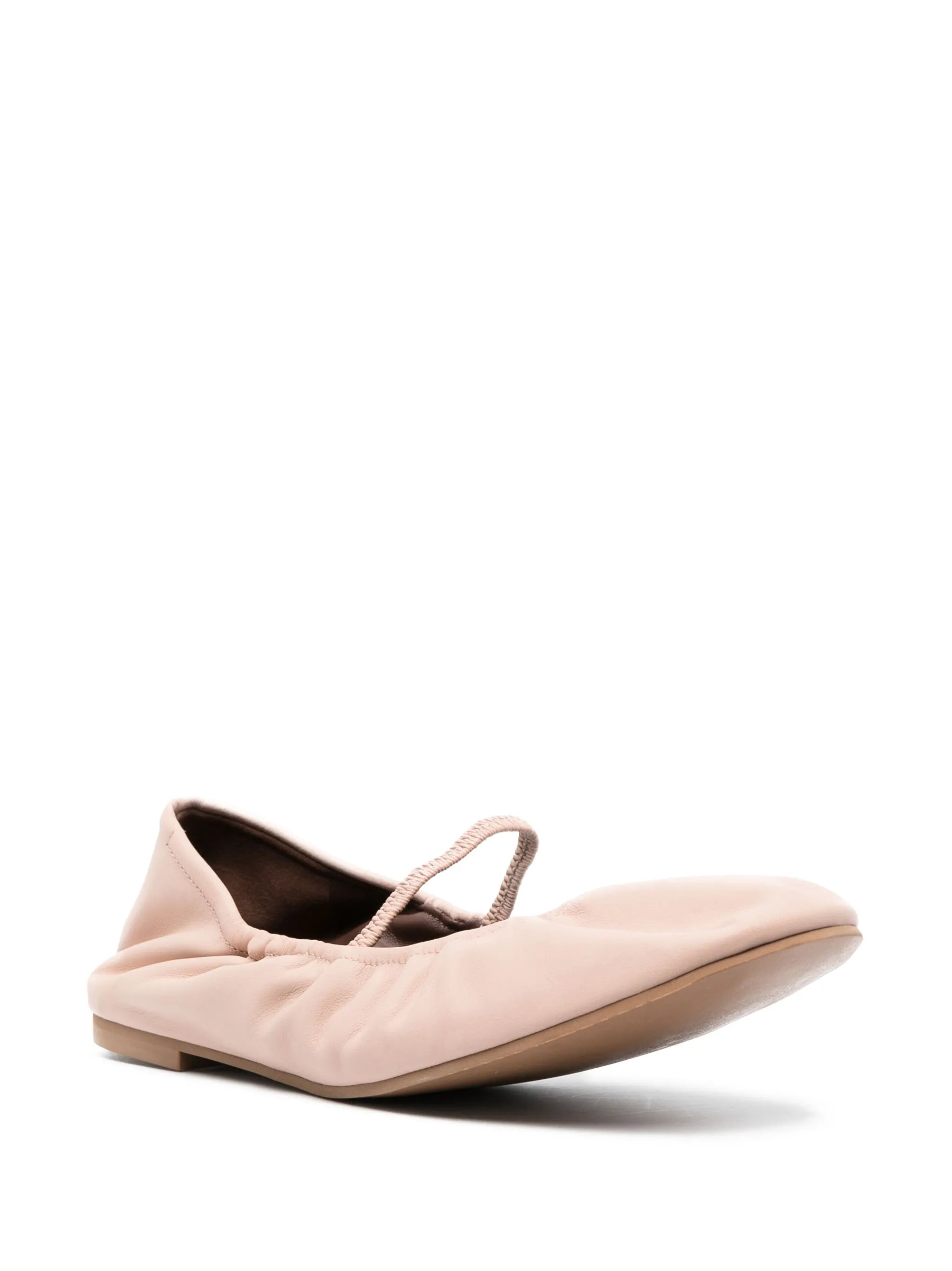Buffy round-toe ballerinas