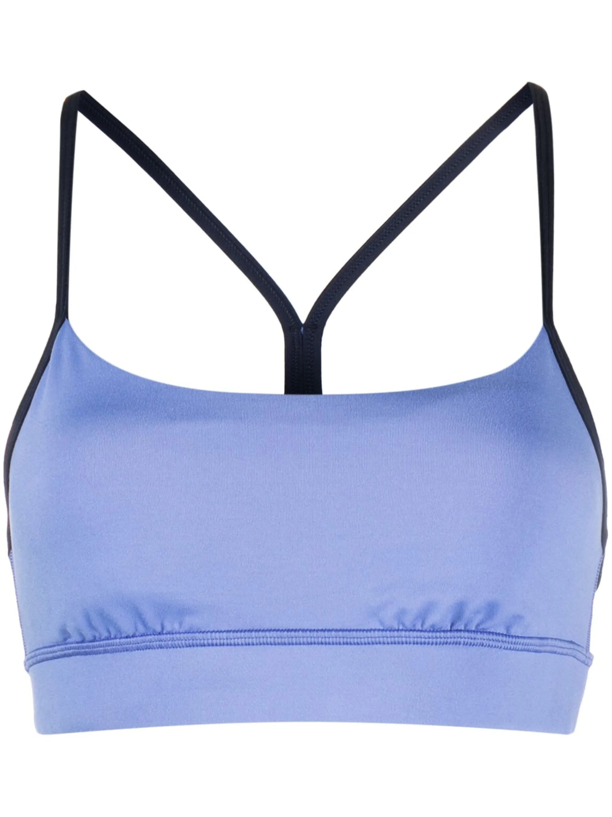 FreeForm contrast-trimmed sports bra