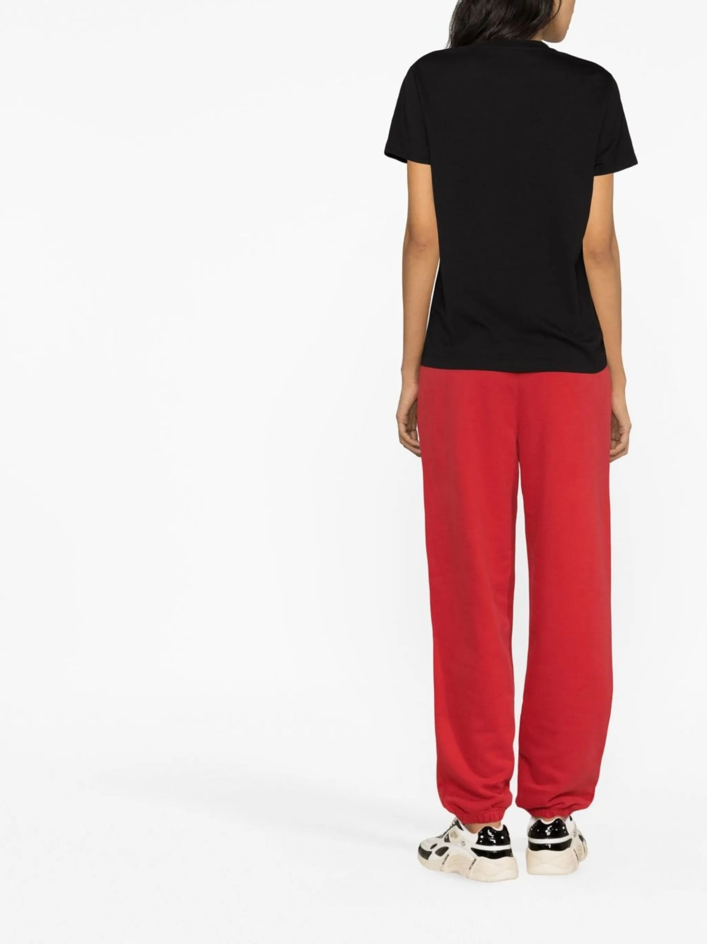 logo-embroidered cotton T-shirt