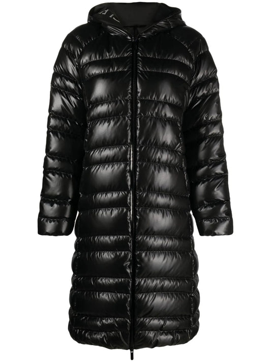 Black Apogon Long Padded Jacket