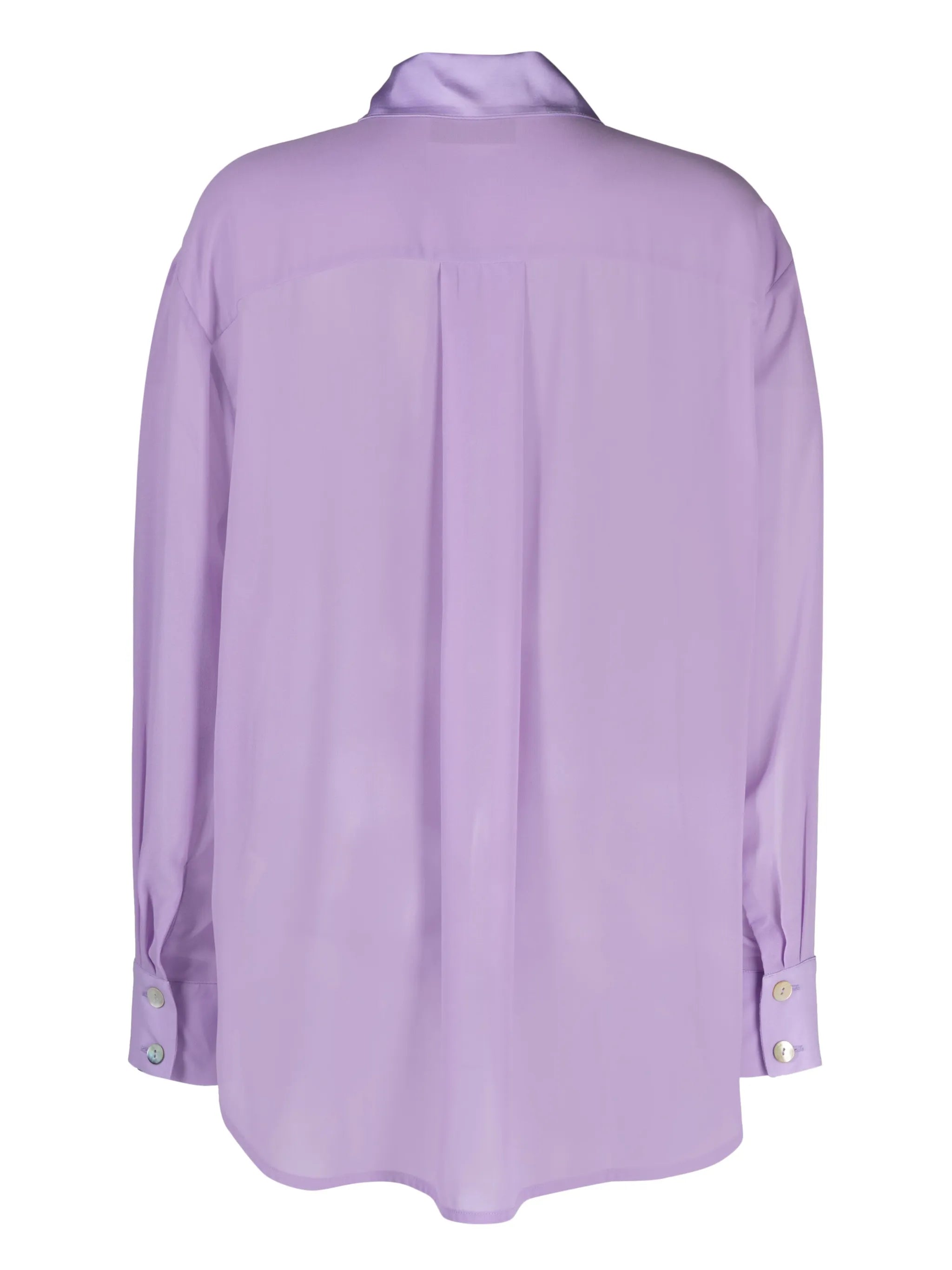 semi-sheer pyjama shirt
