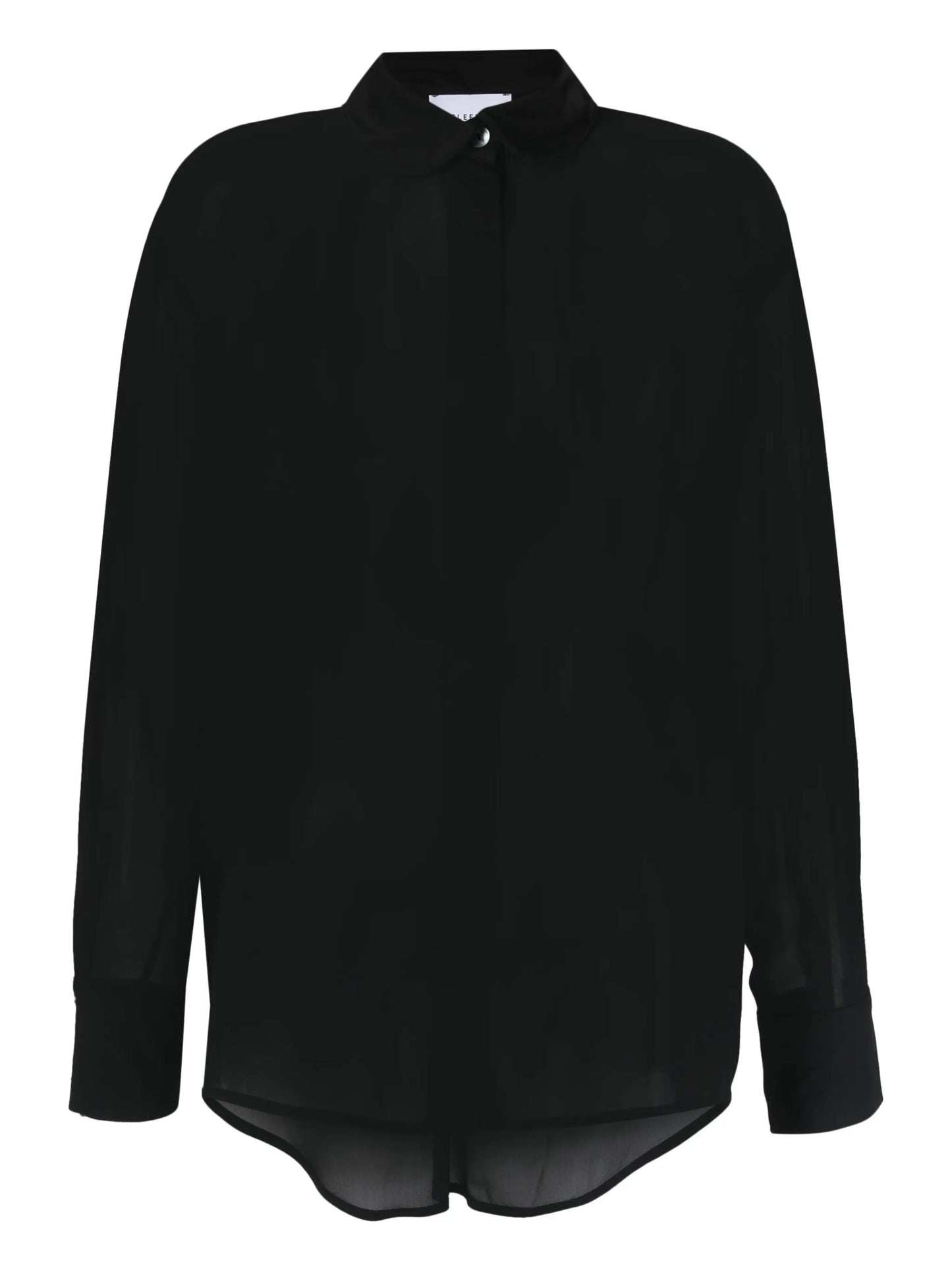 long-sleeve sheer blouse