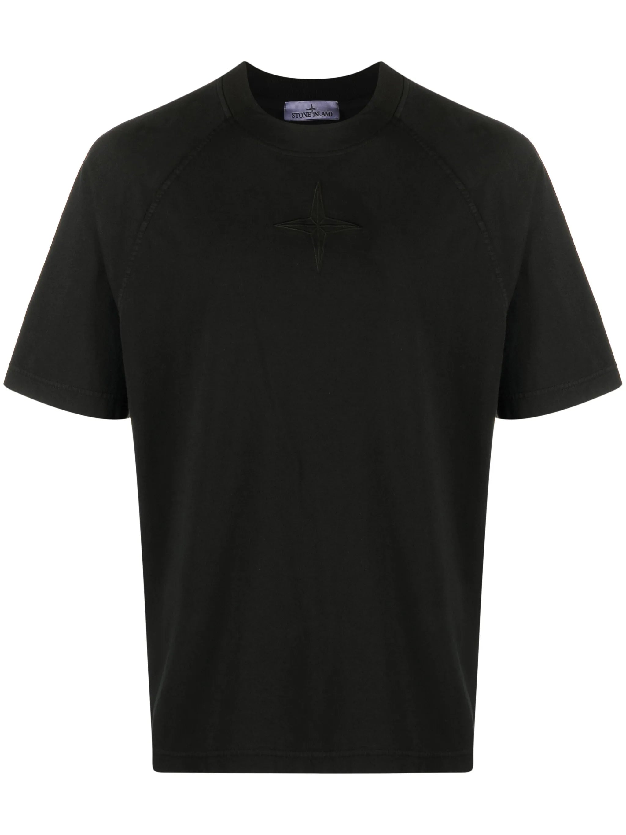 logo-embroidered cotton T-shirt