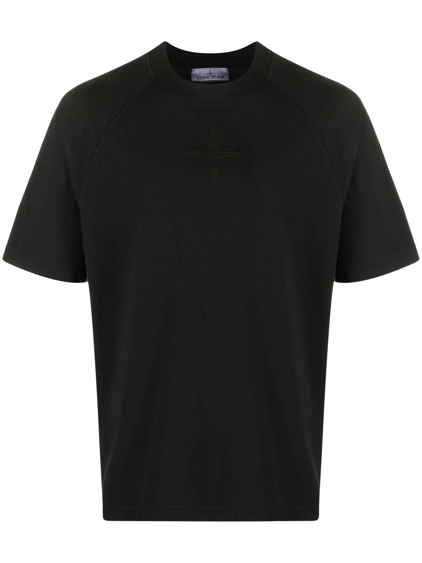 logo-embroidered cotton T-shirt