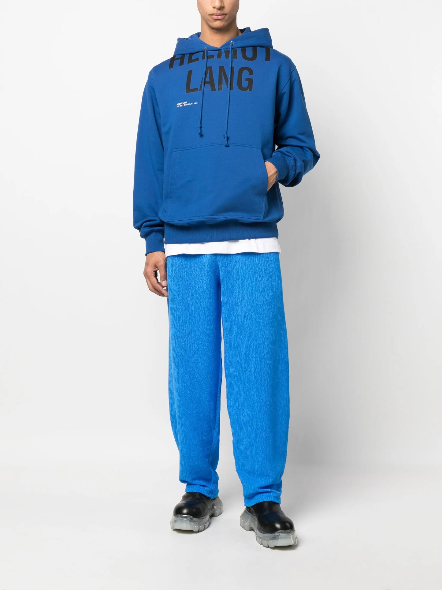 logo-print long-sleeve hoodie