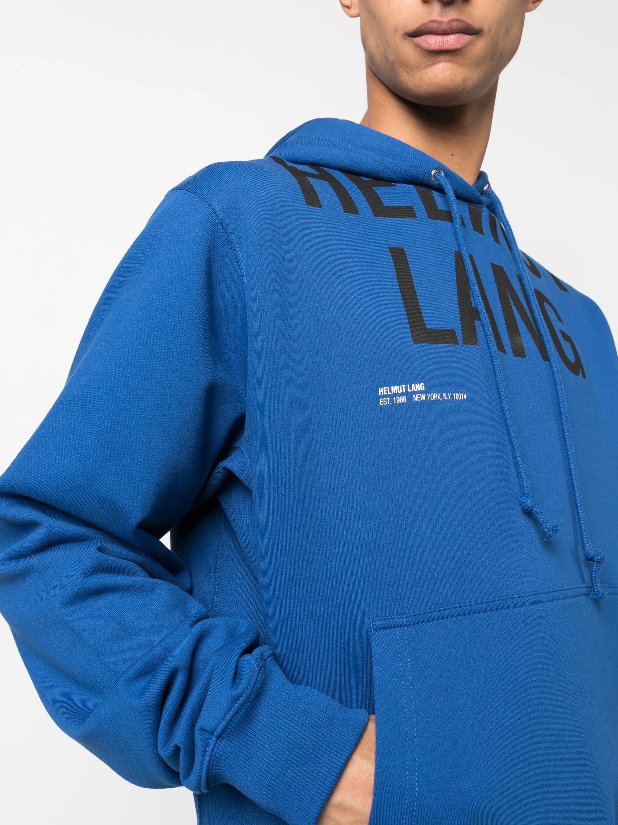logo-print long-sleeve hoodie