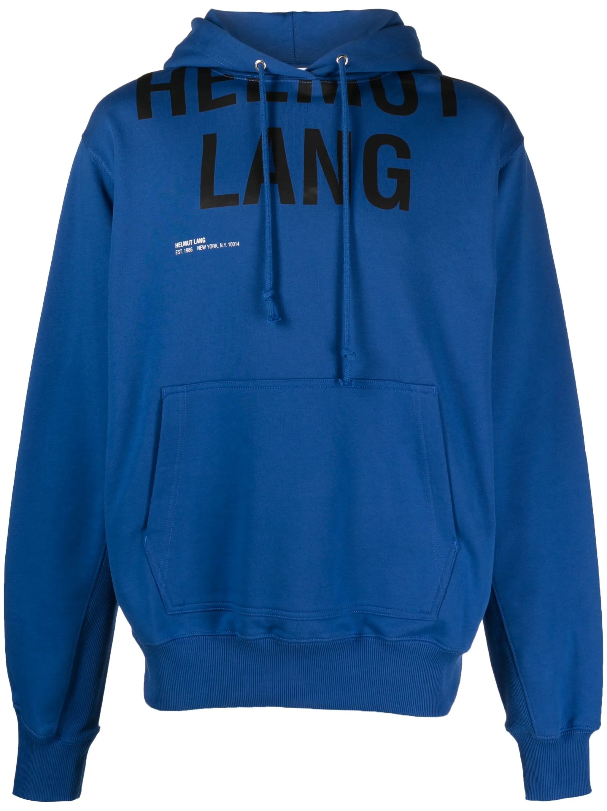logo-print long-sleeve hoodie