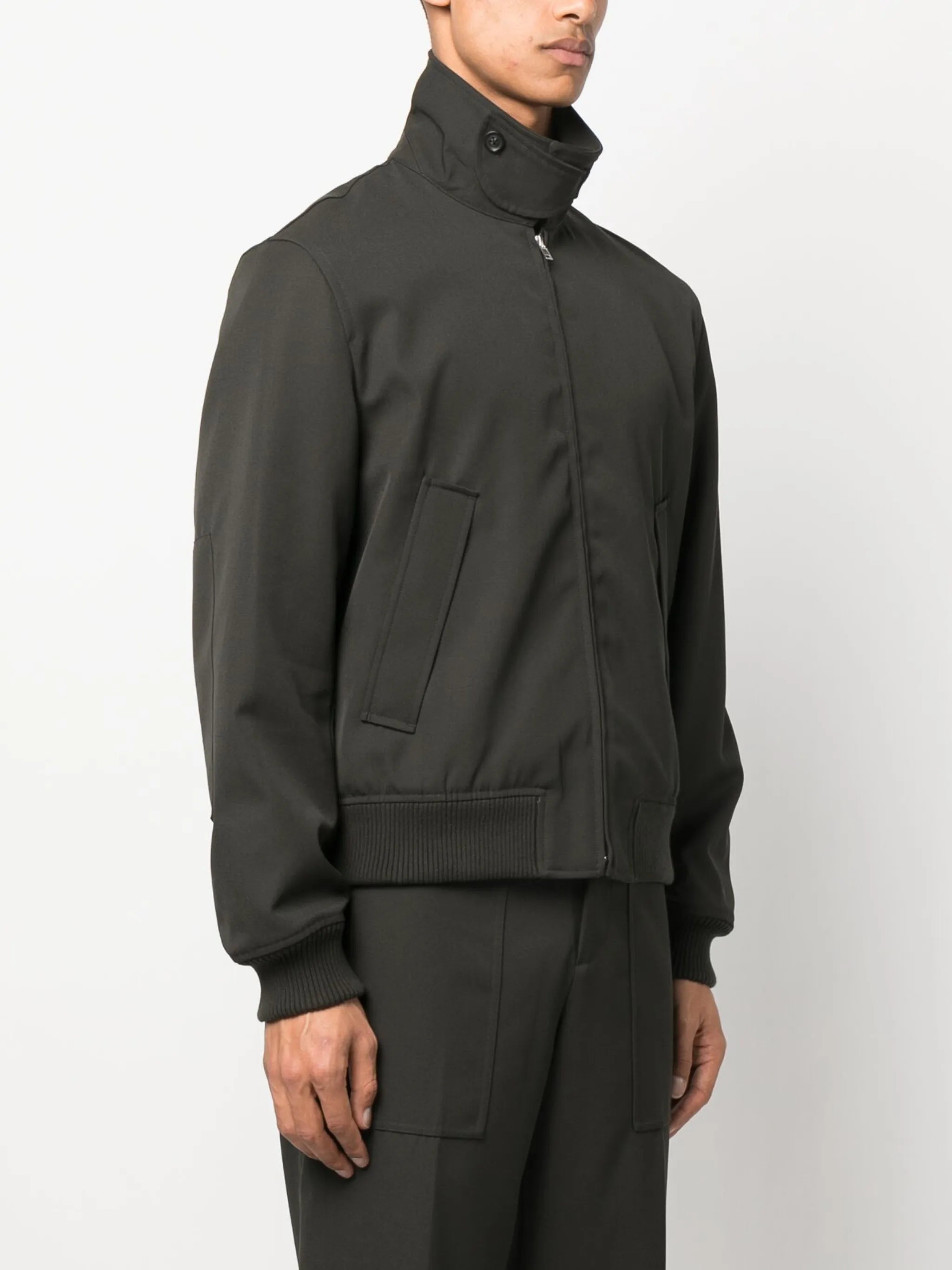 stand-up collar bomber jacket