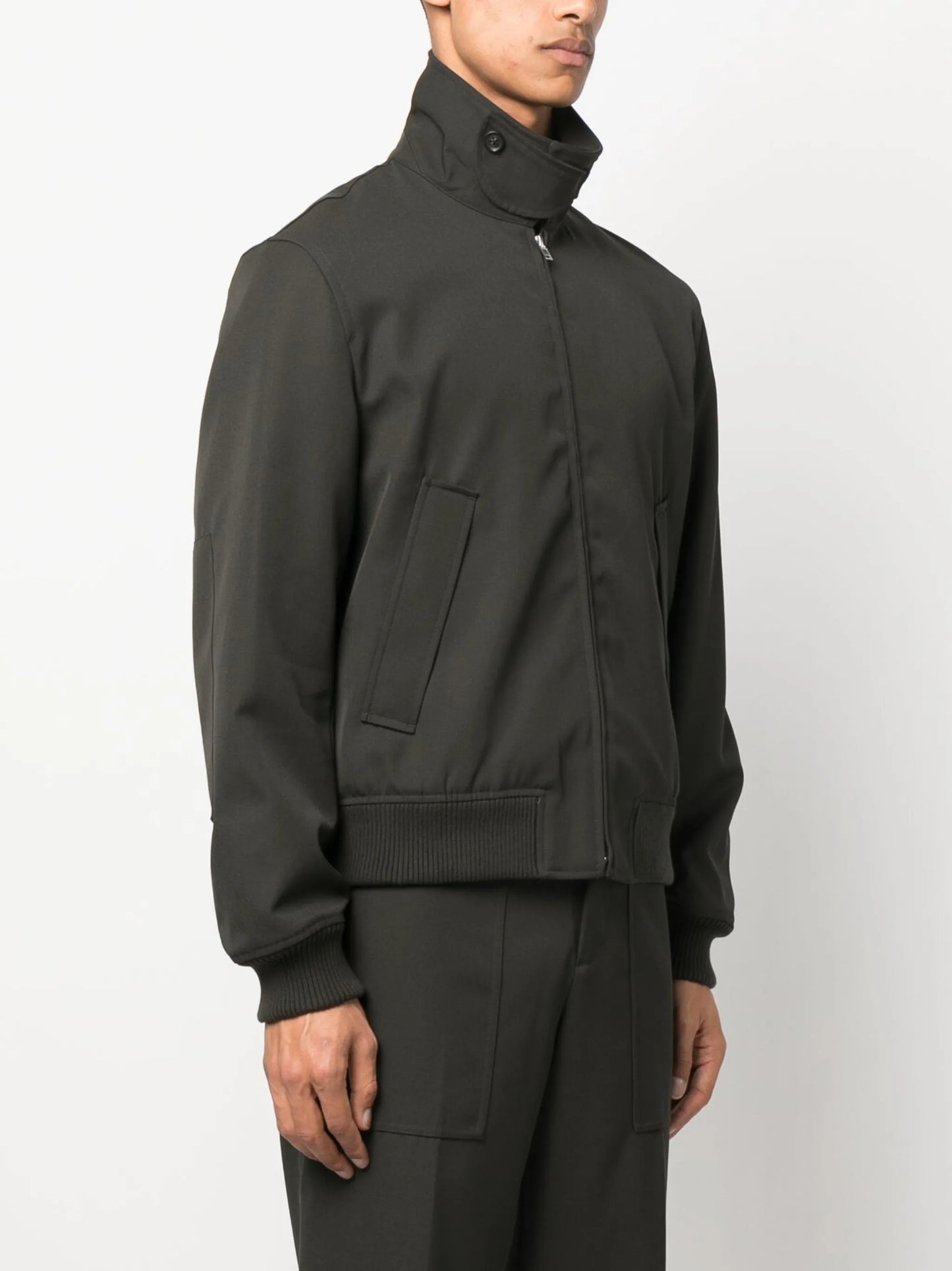 stand-up collar bomber jacket
