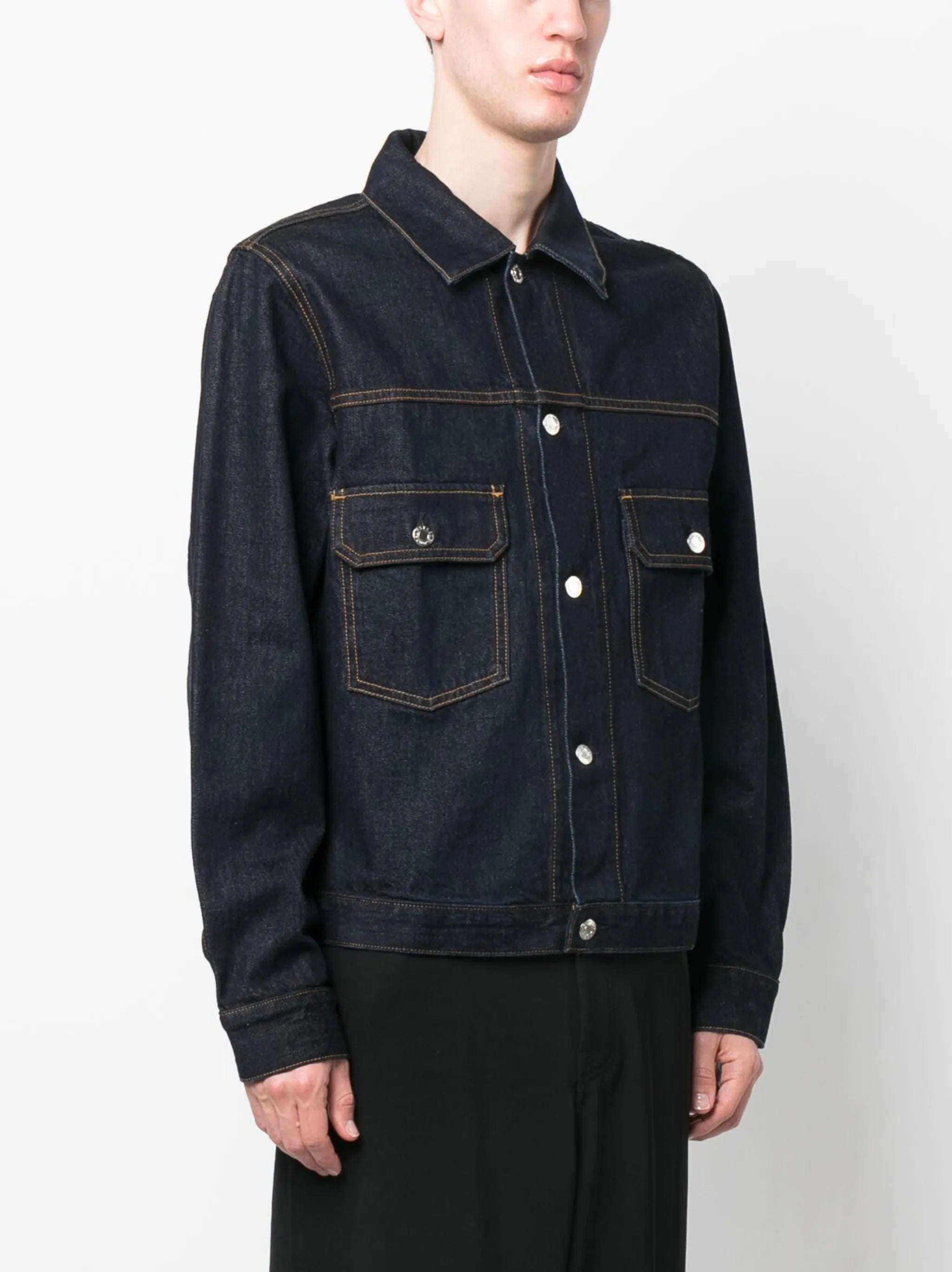 button-up denim jacket