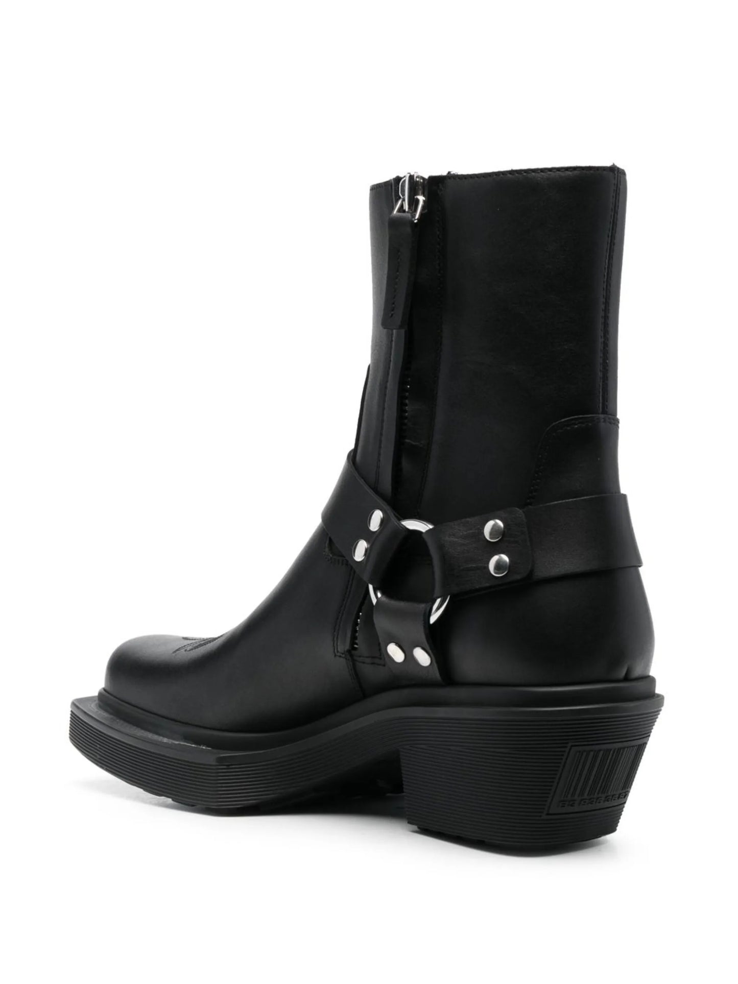 leather biker boots