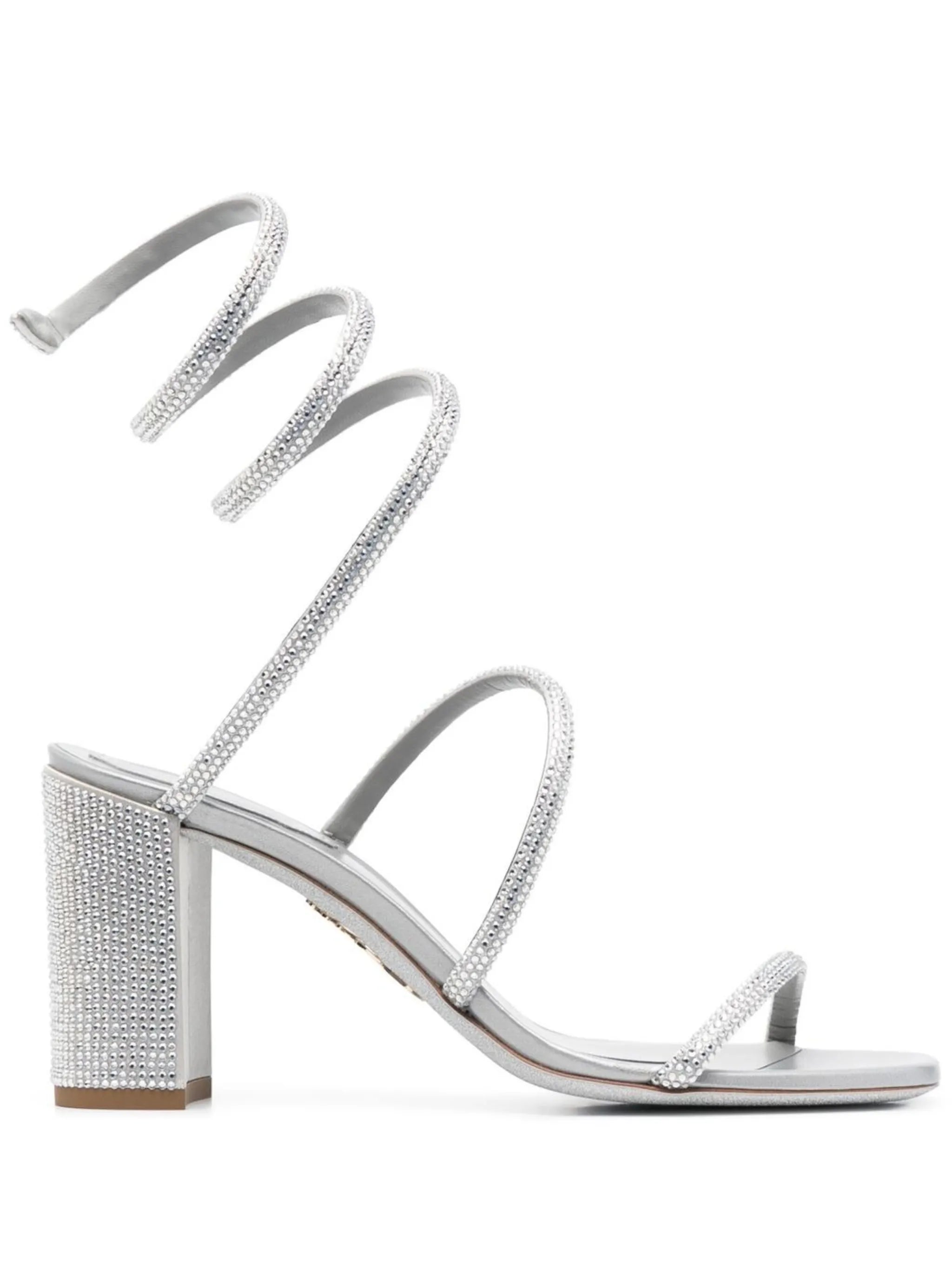 85mm rhinestone-embellished sandals