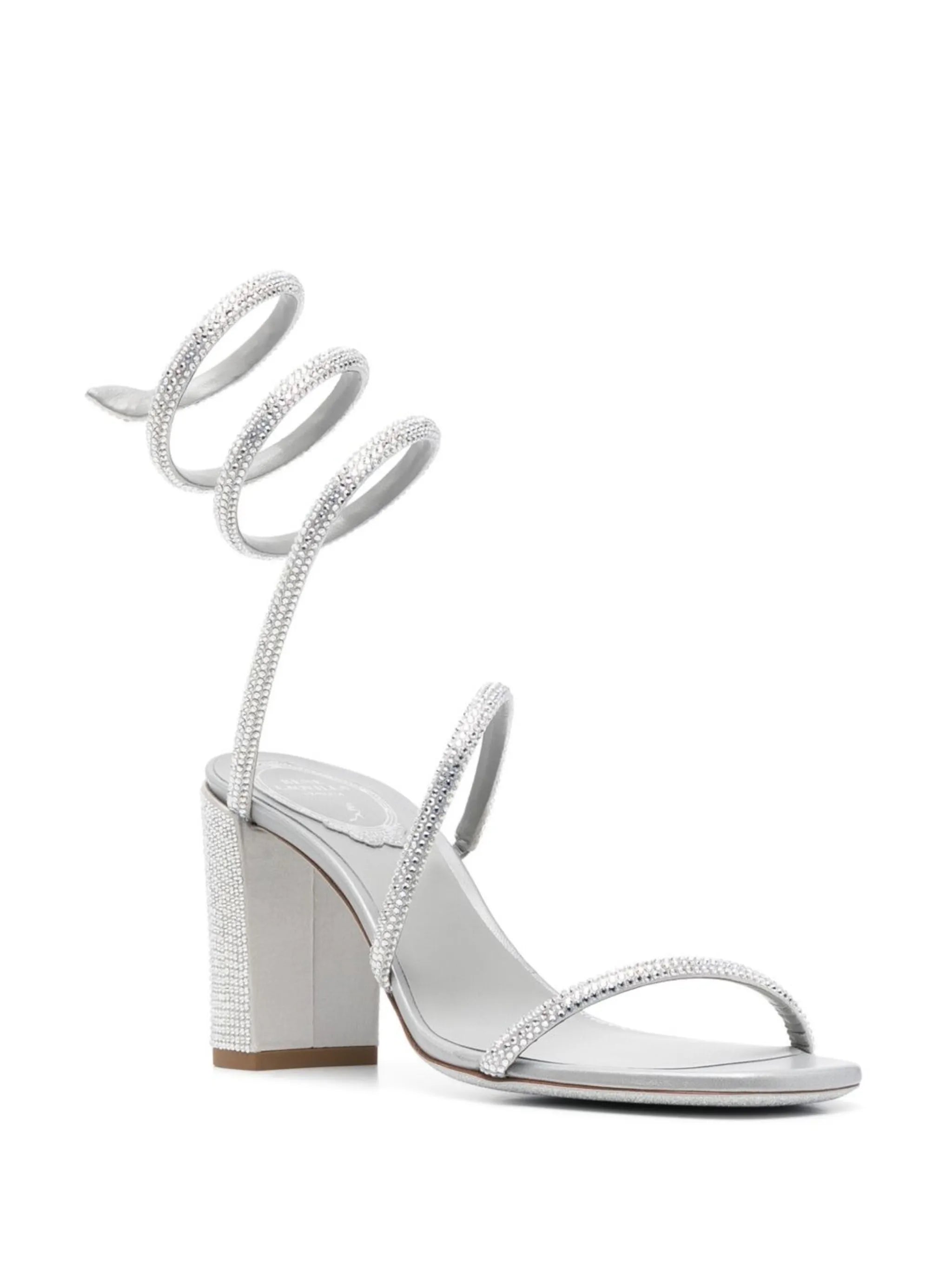 85mm rhinestone-embellished sandals