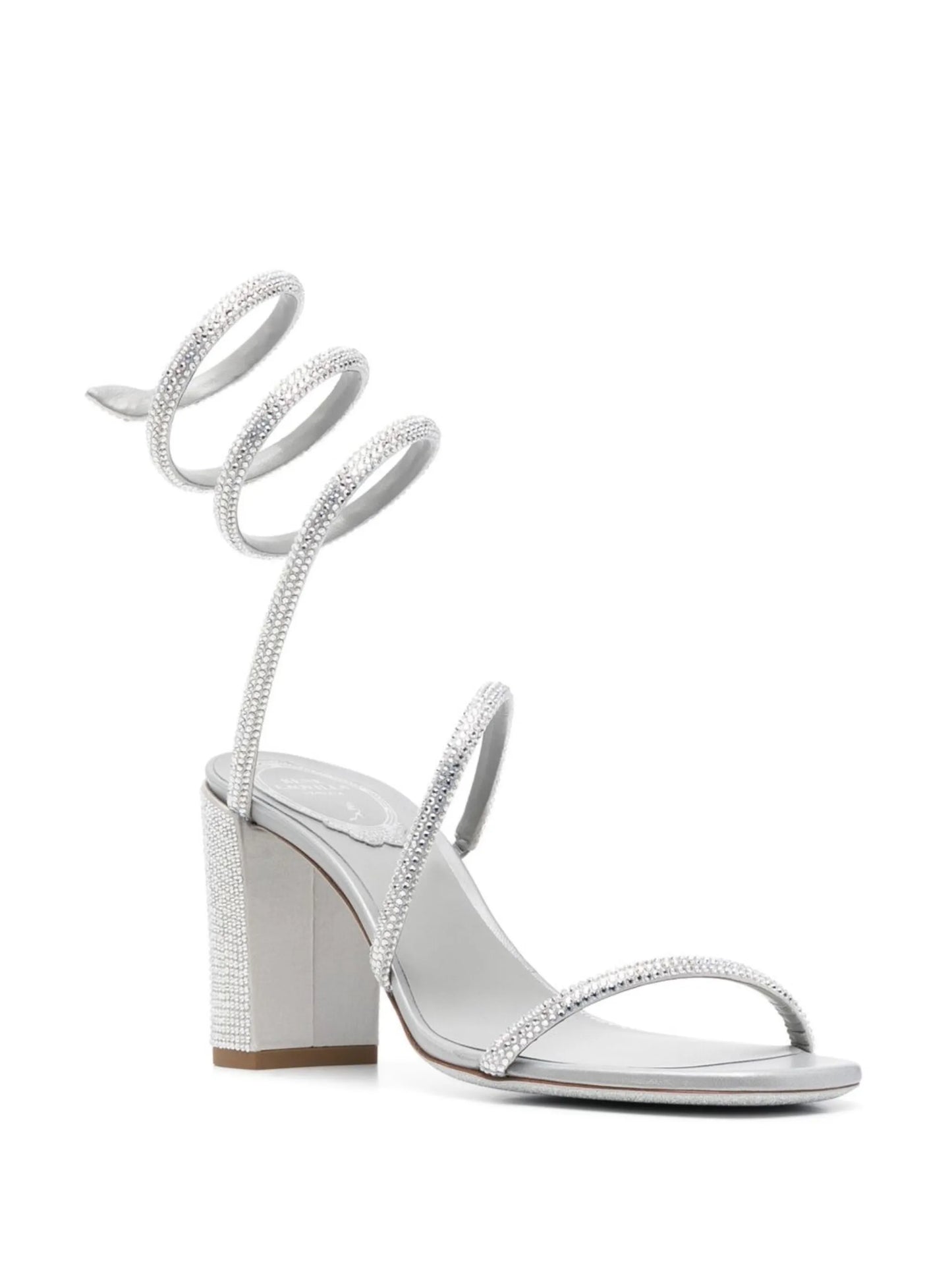 85mm rhinestone-embellished sandals