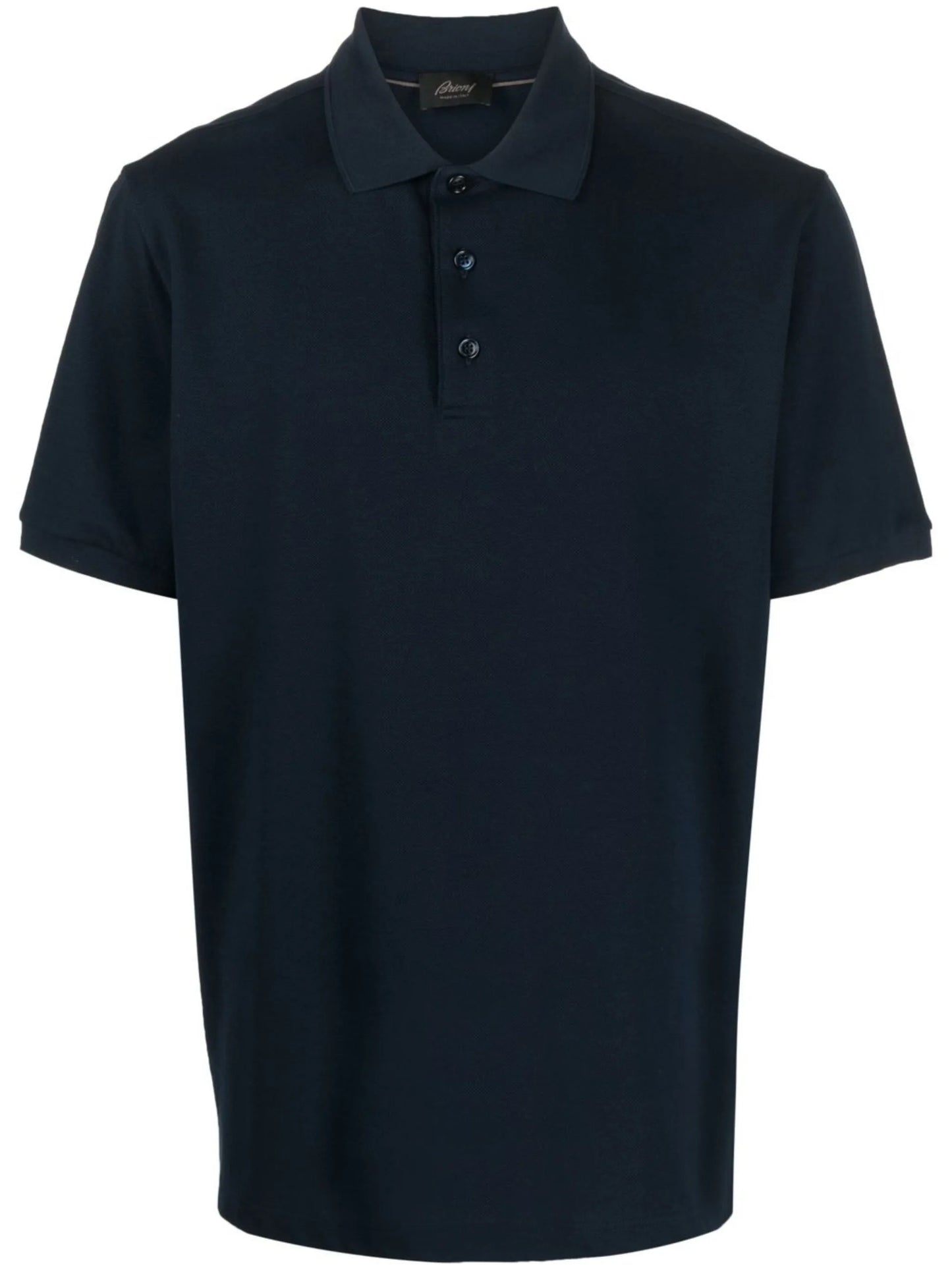 short-sleeve cotton polo shirt
