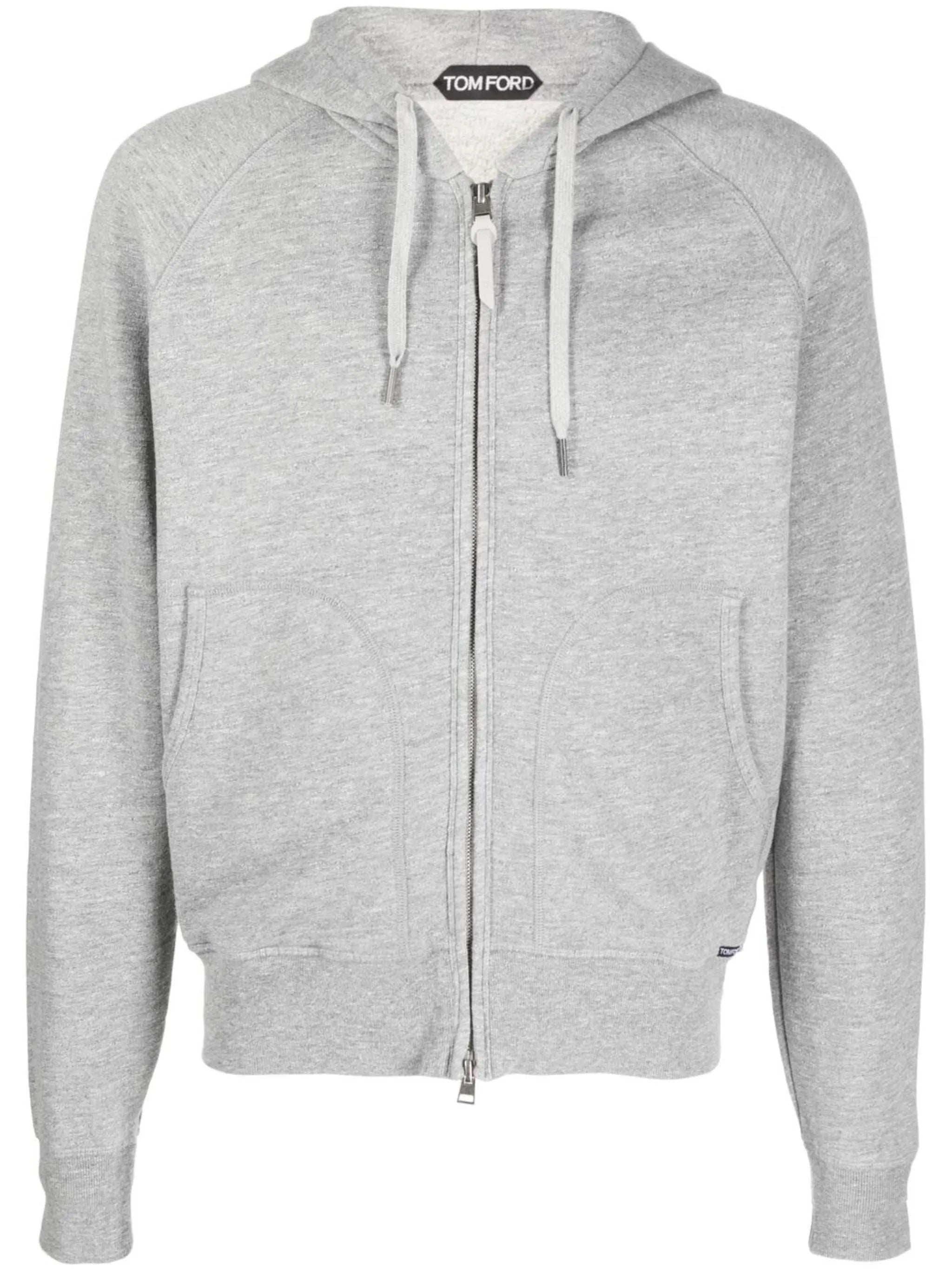 long-sleeve zip-up hoodie