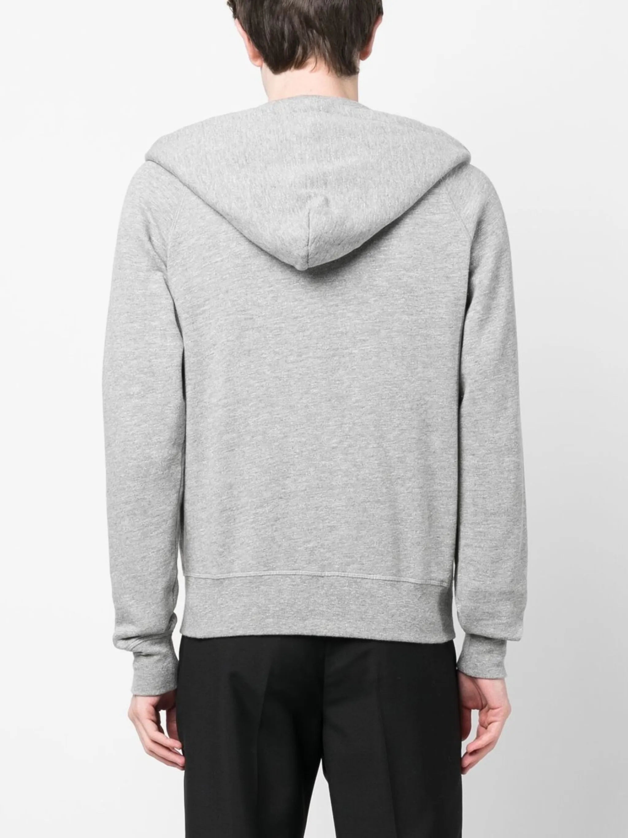 long-sleeve zip-up hoodie