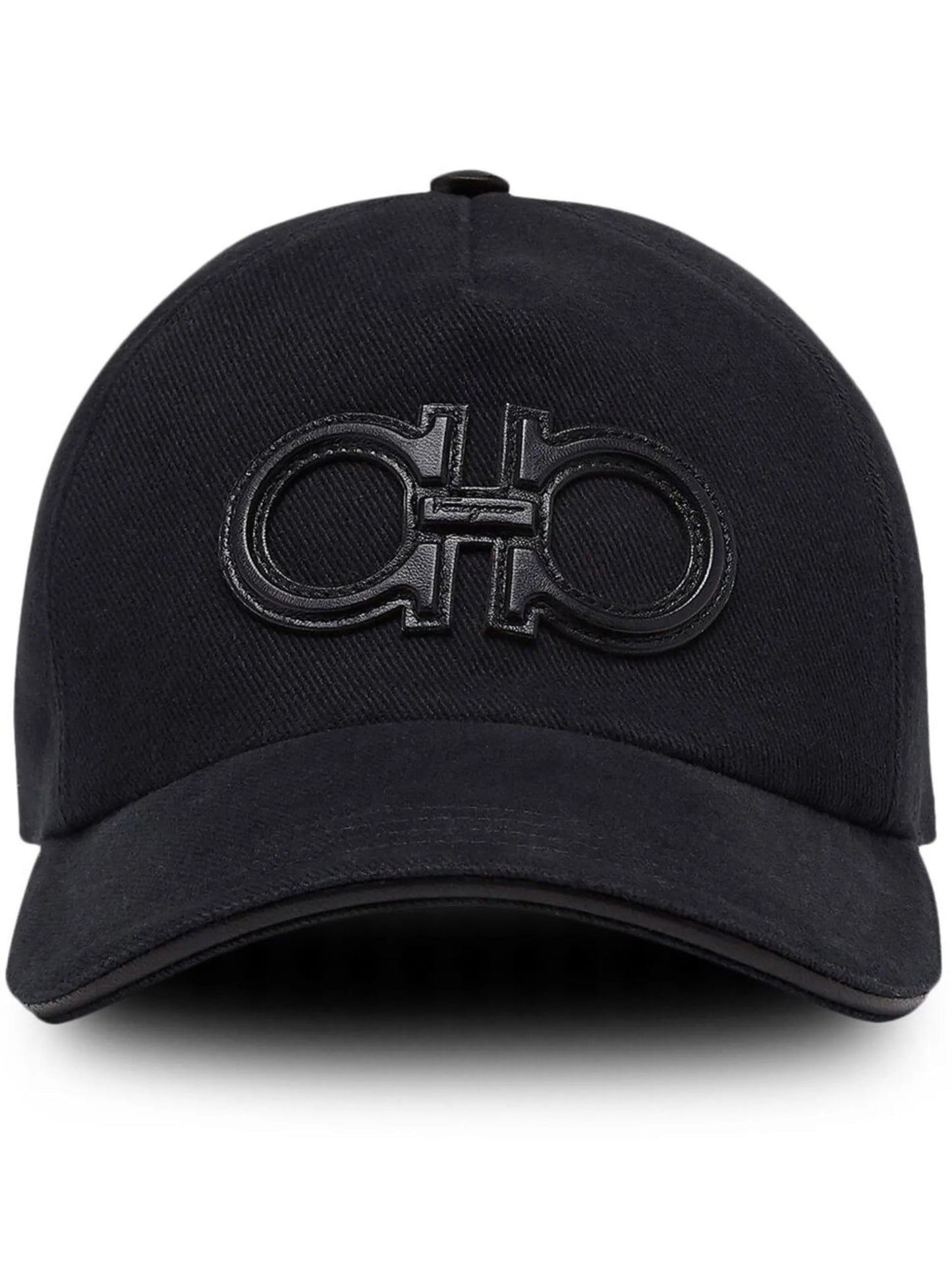 leather-patch logo cap