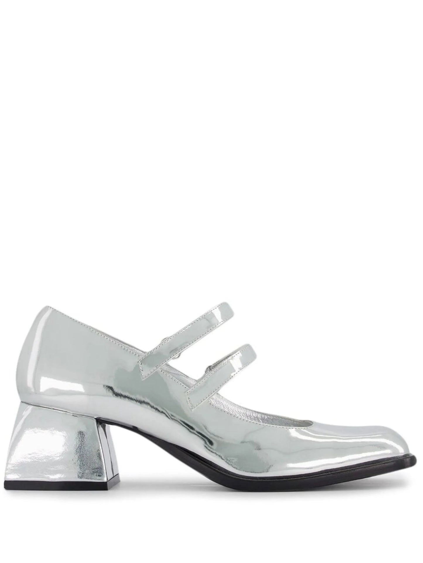 Bacara 55mm metallic mary-jane shoes