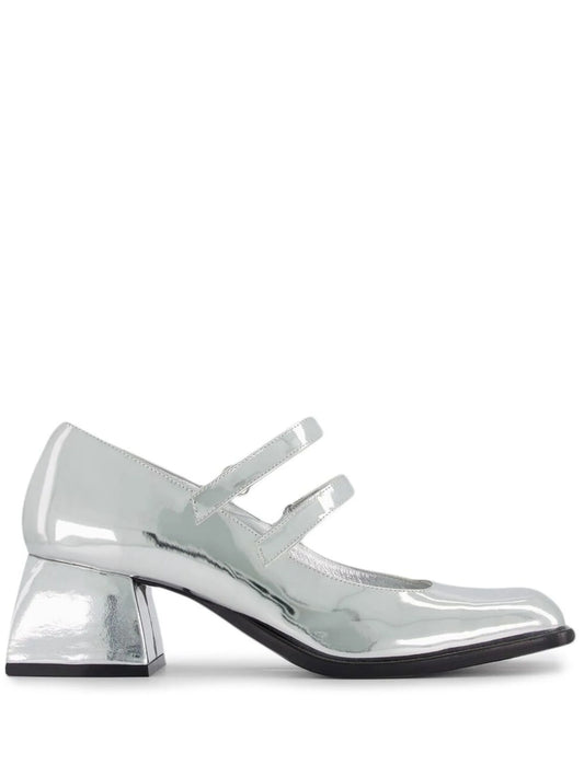 Bacara 55mm metallic mary-jane shoes
