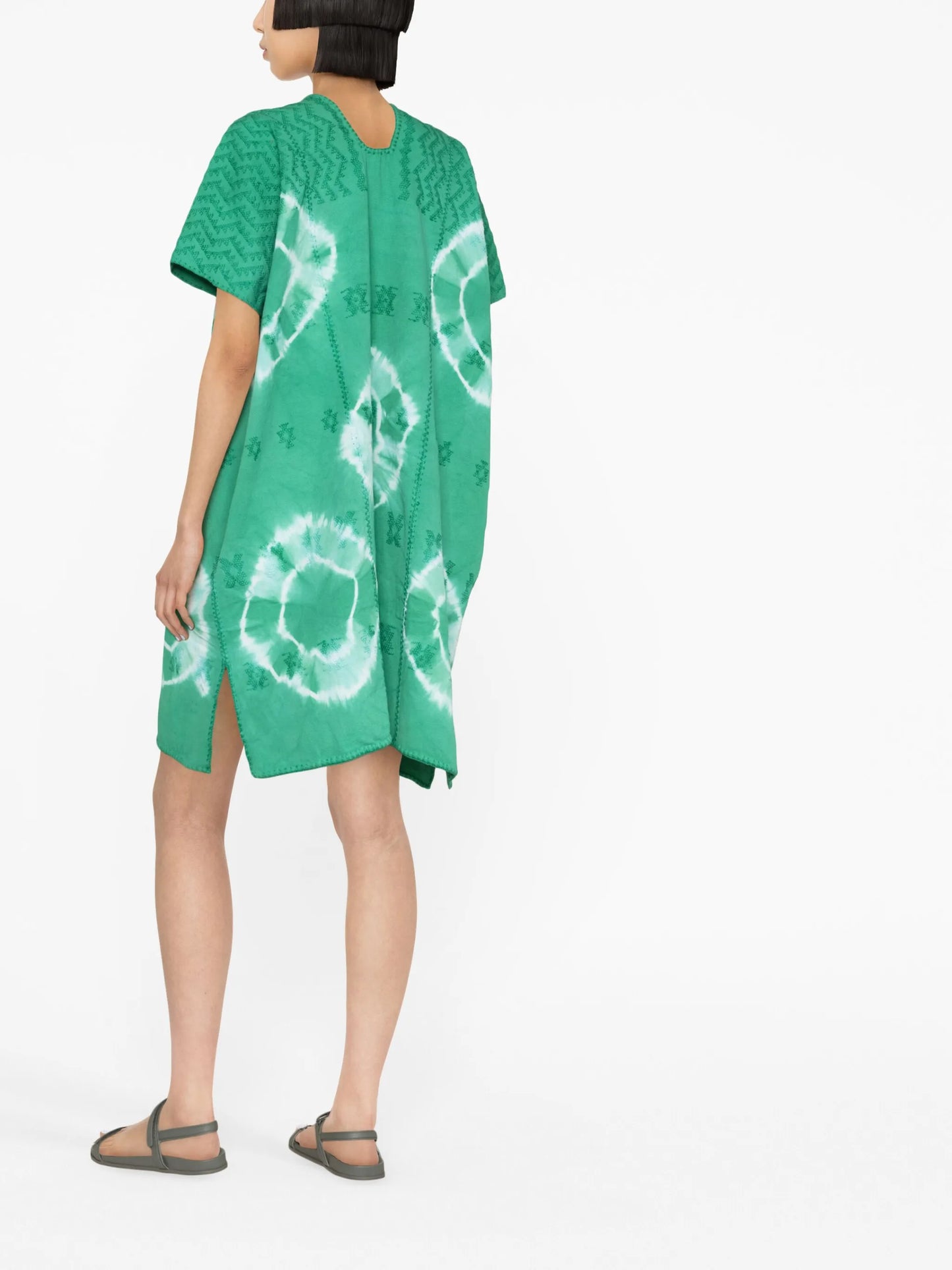 tie-dye cotton mini dress