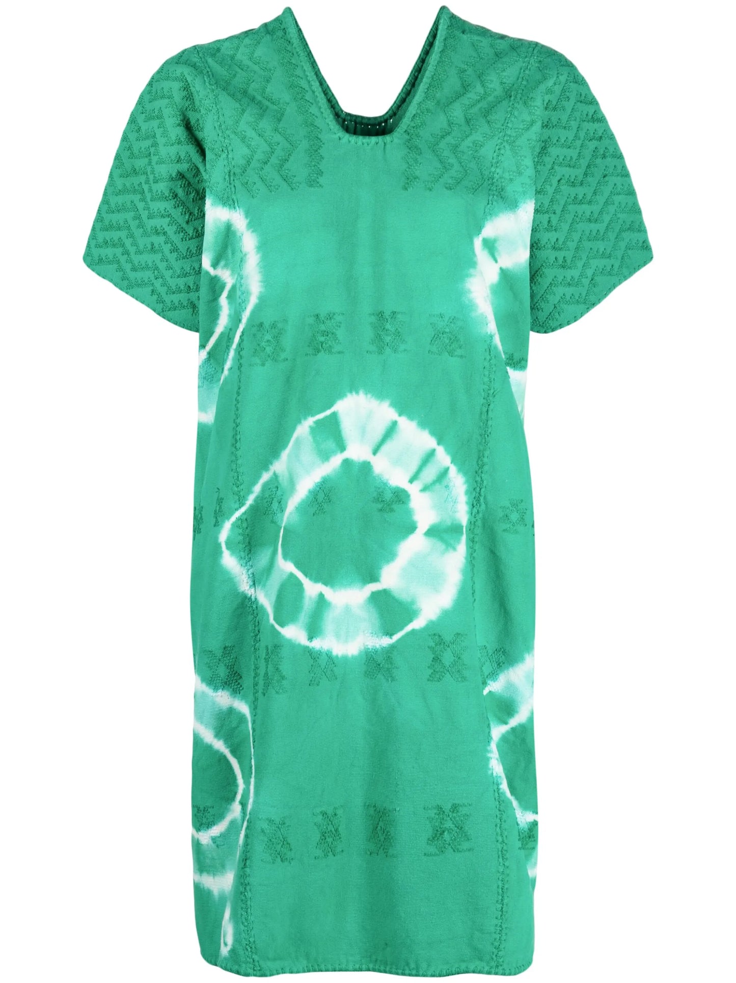 tie-dye cotton mini dress