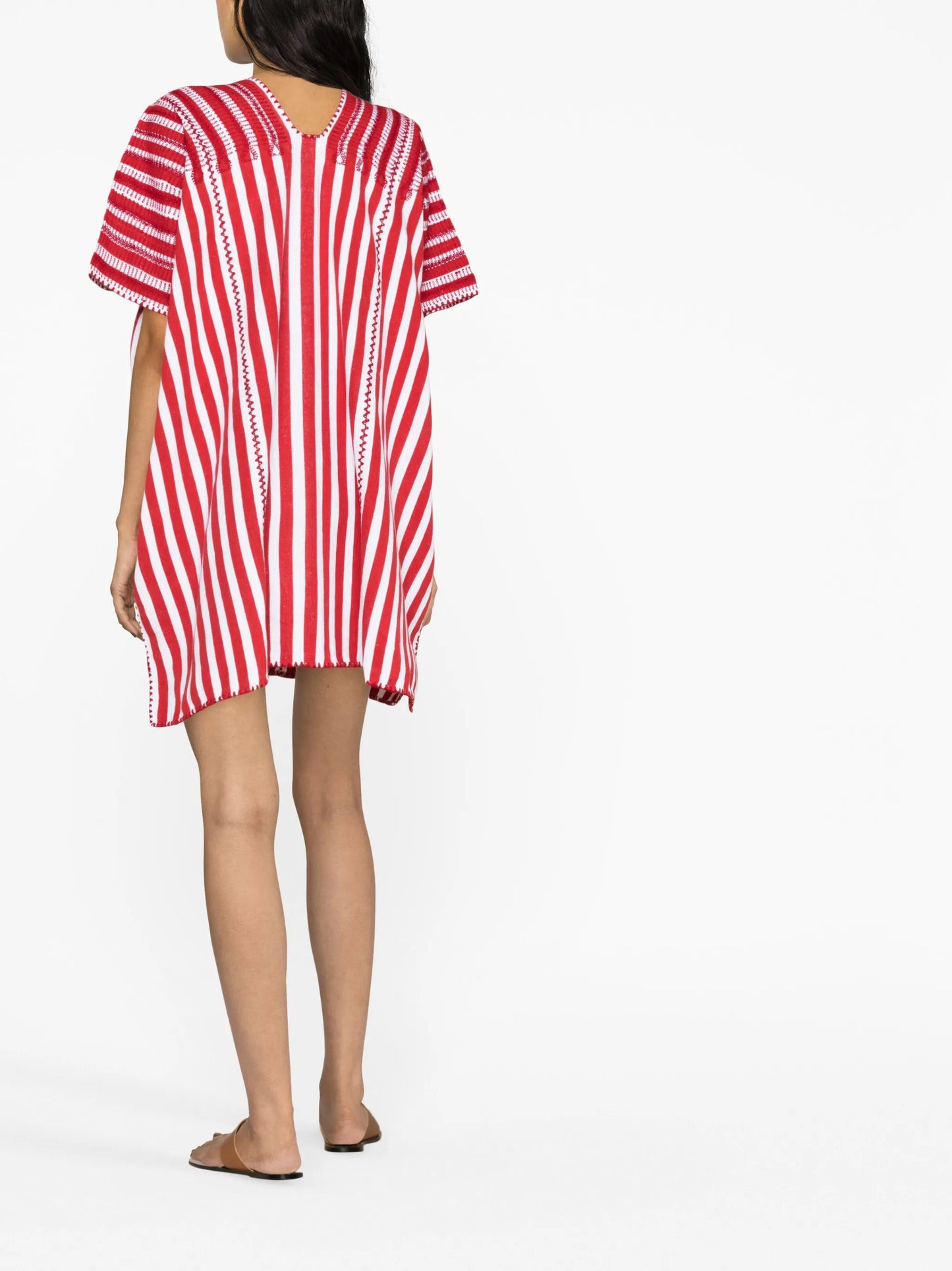 striped mini dress