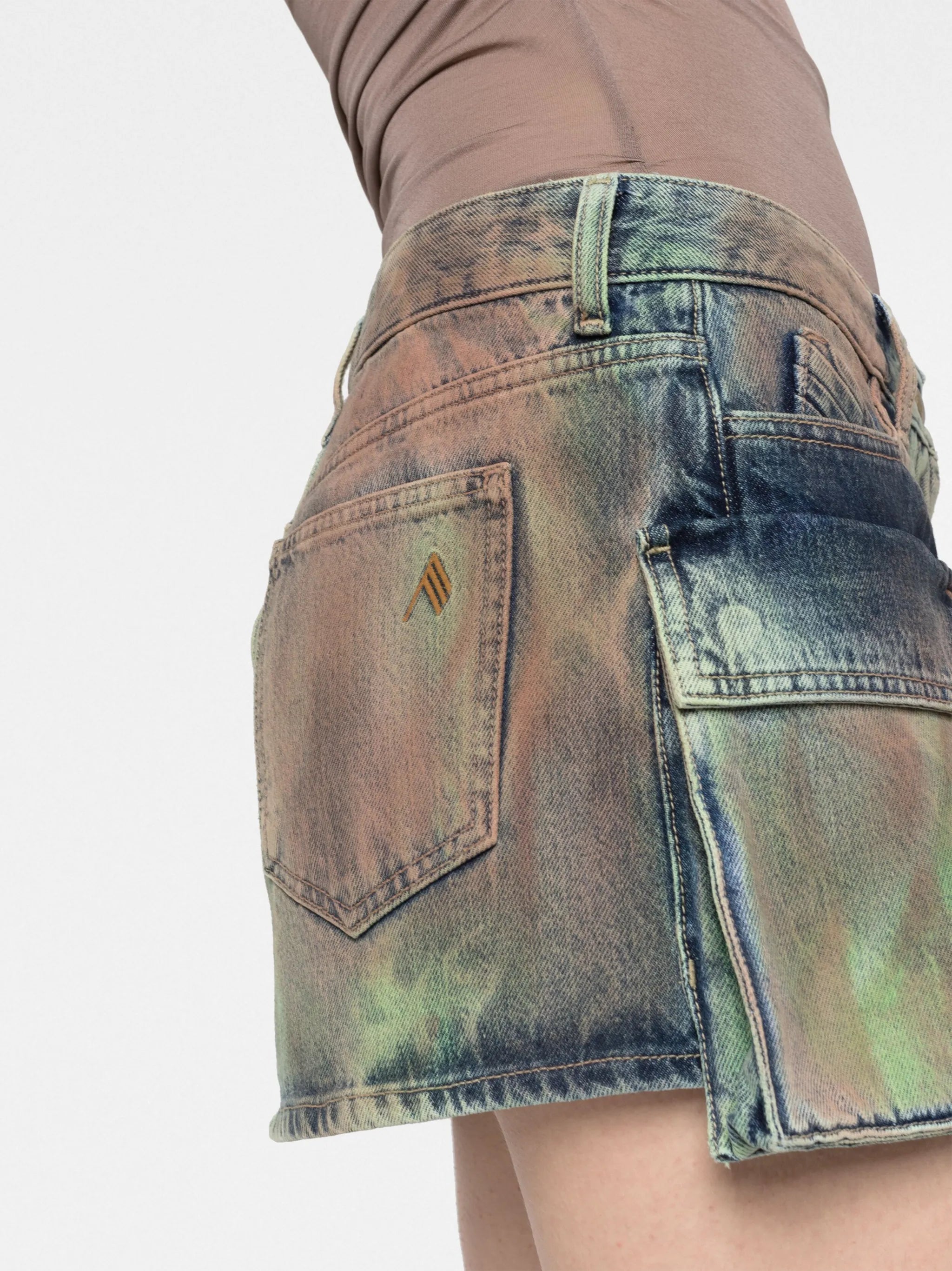 Fay Camouflage Miniskirt