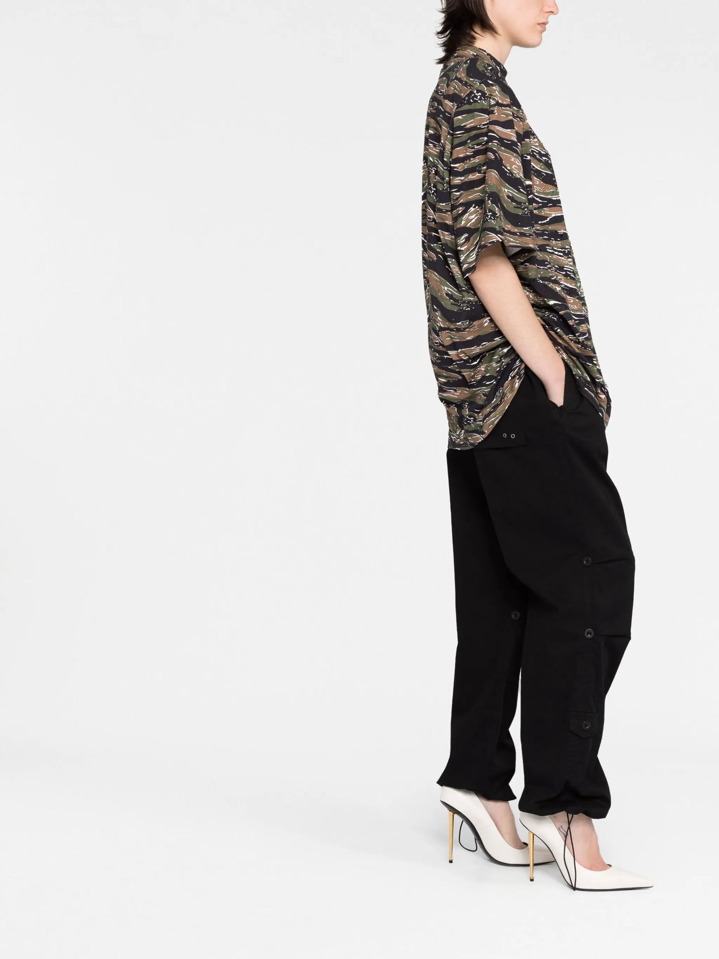 Kilie camouflage-print T-shirt