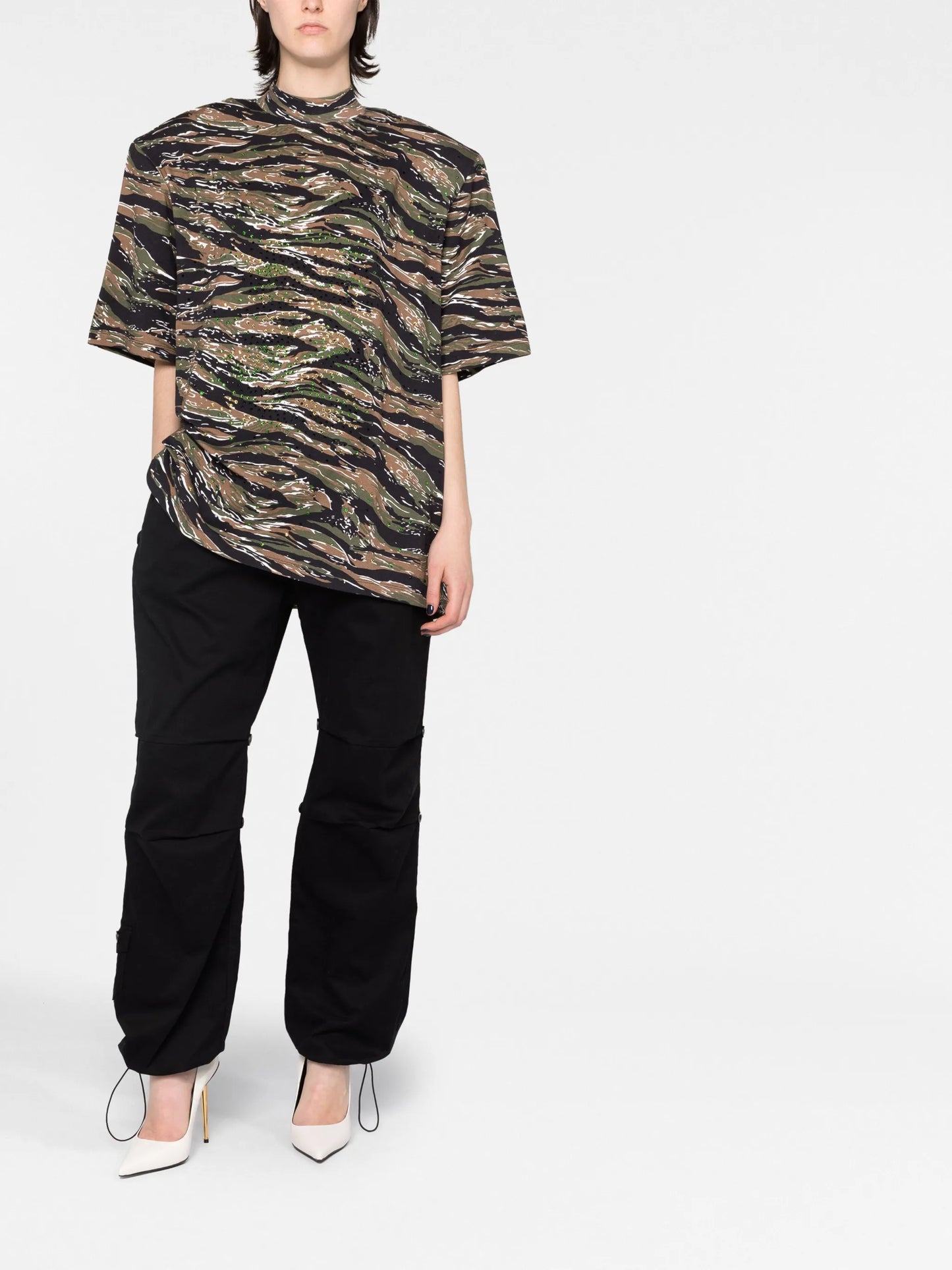 Kilie camouflage-print T-shirt