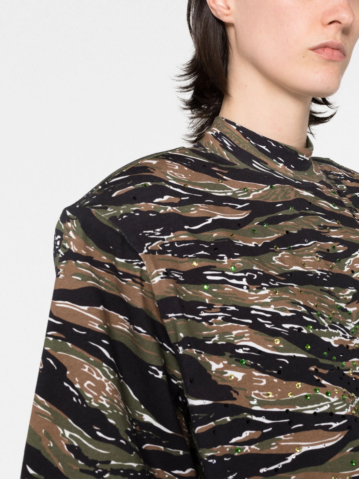 Kilie camouflage-print T-shirt