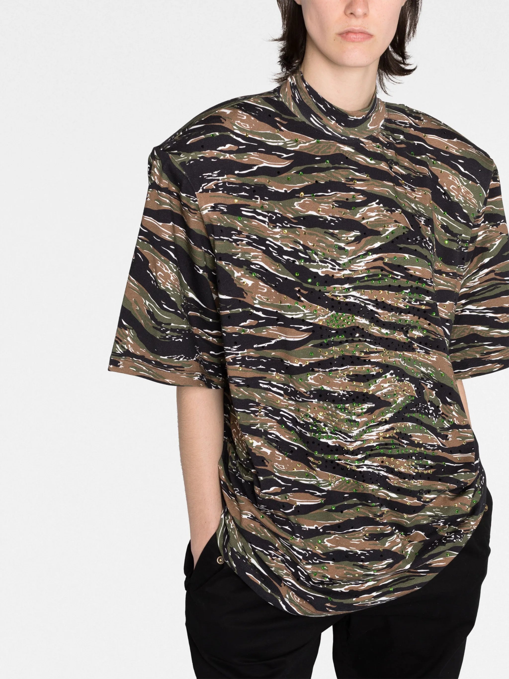 Kilie camouflage-print T-shirt