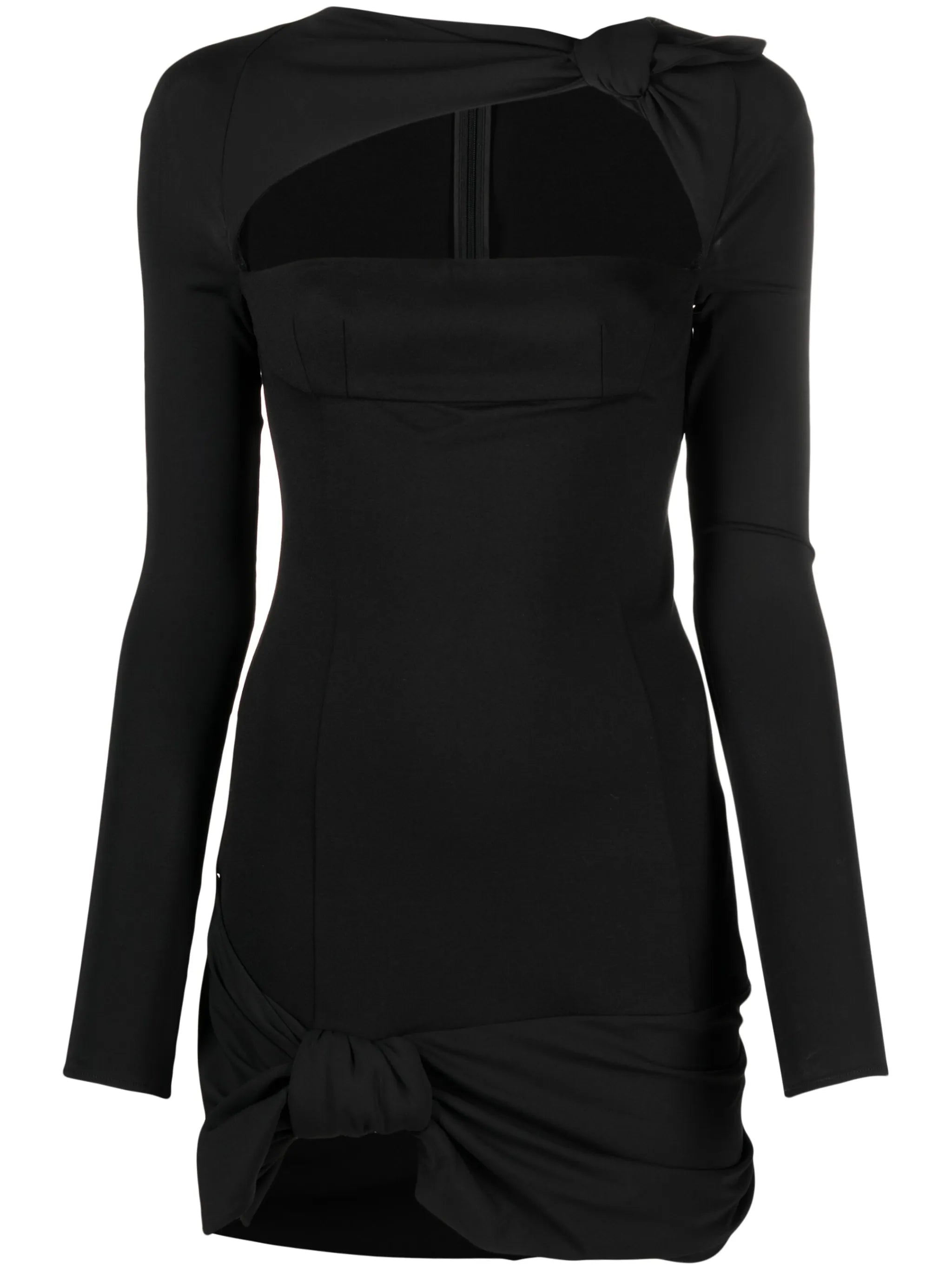 Donnie open-front minidress