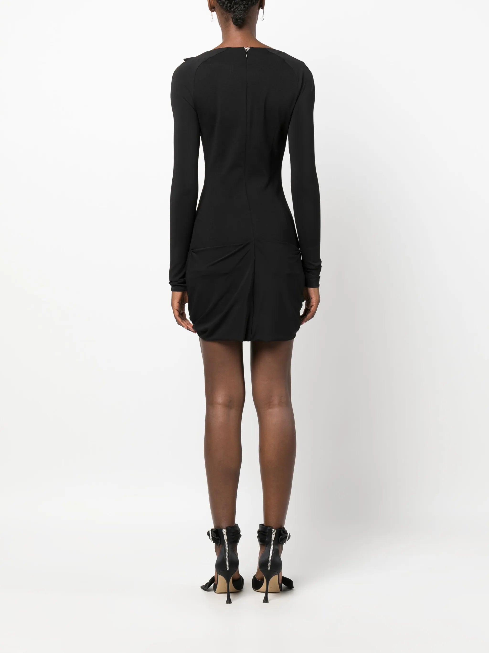 Donnie open-front minidress