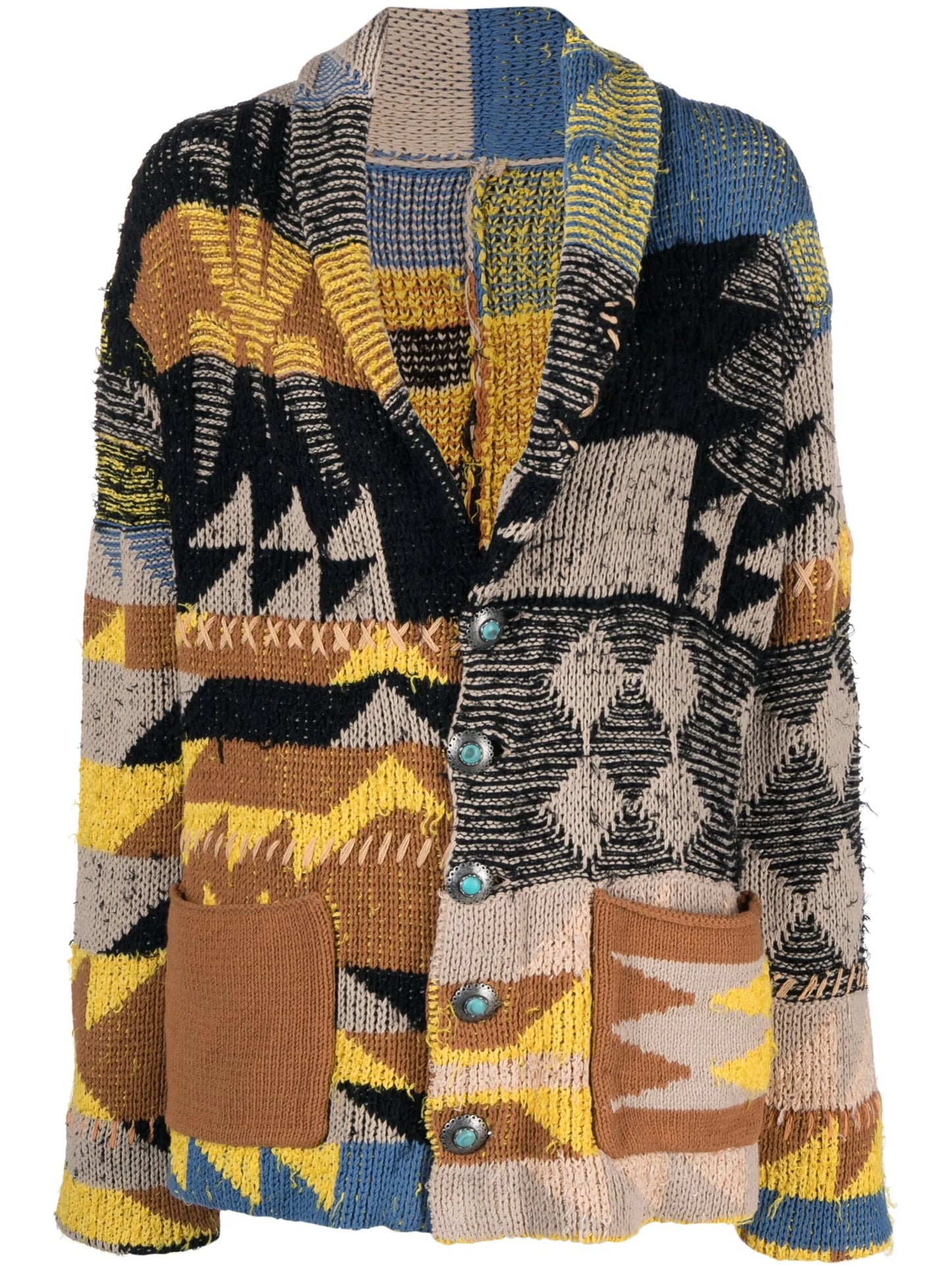 Hoppy patchwork cardigan