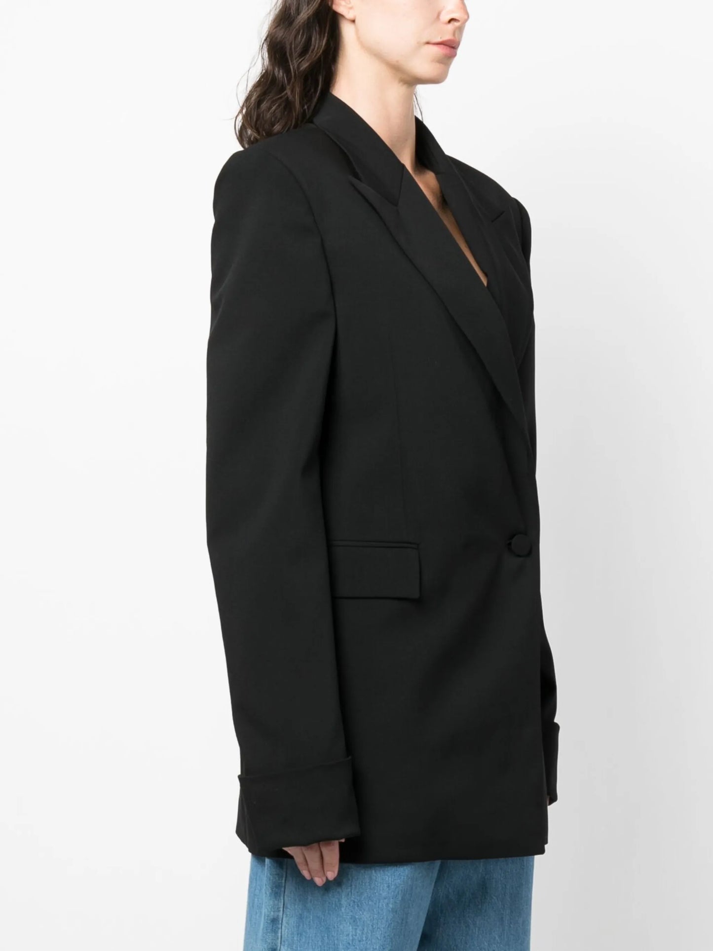 double-breasted blazer