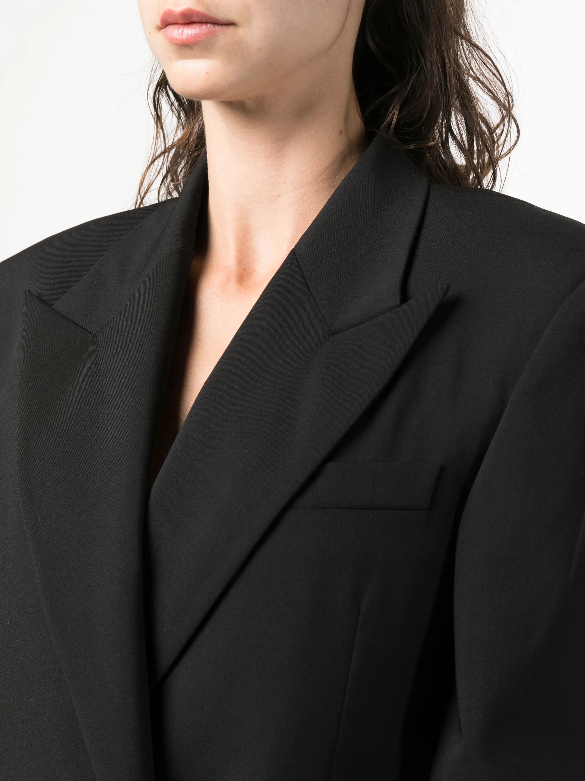 double-breasted blazer