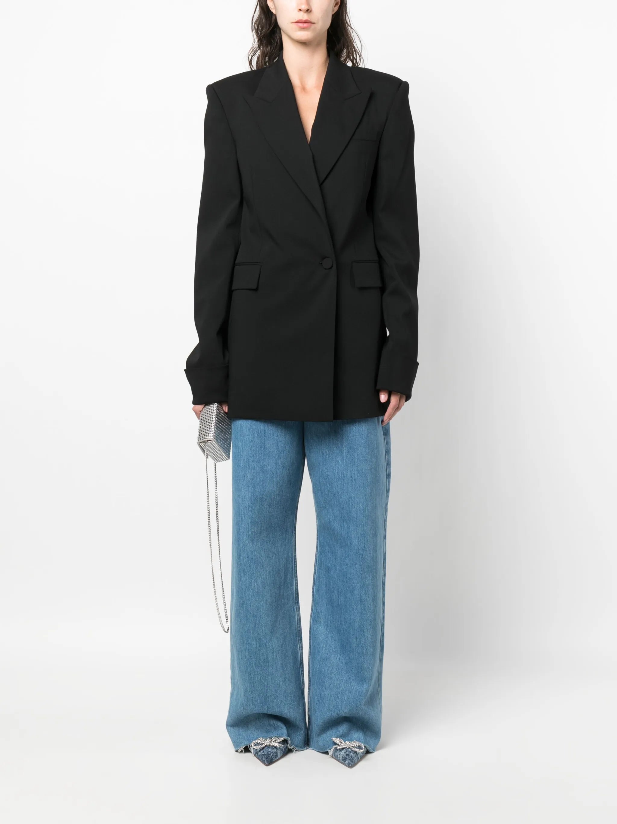 double-breasted blazer