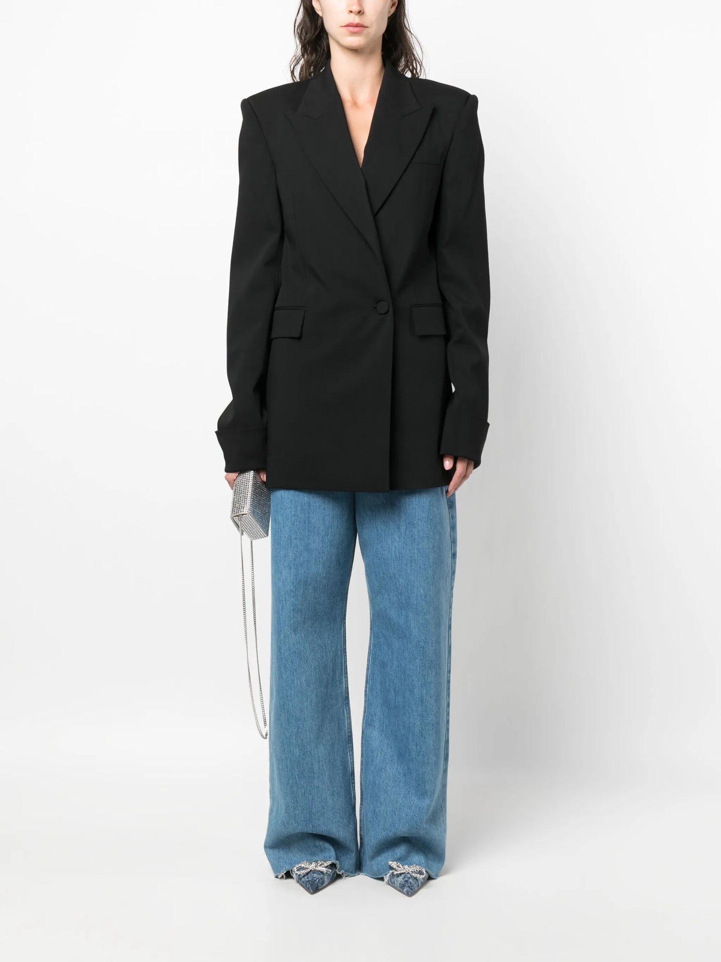 double-breasted blazer