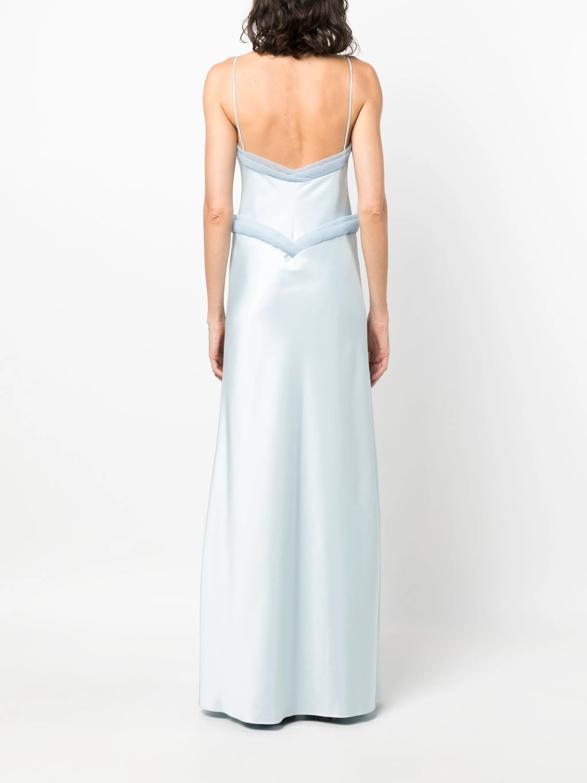 Lotus Flower silk gown