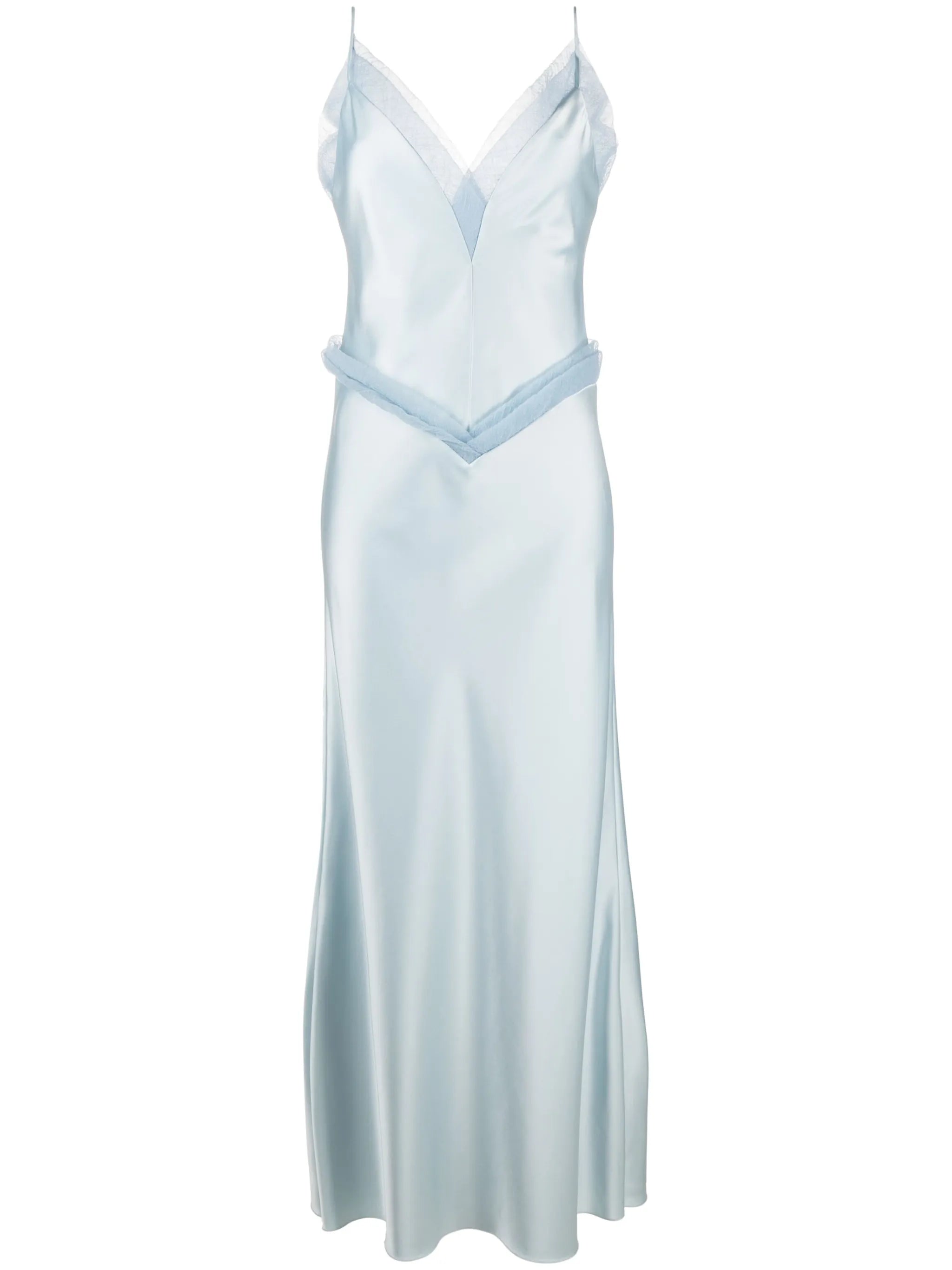 Lotus Flower silk gown