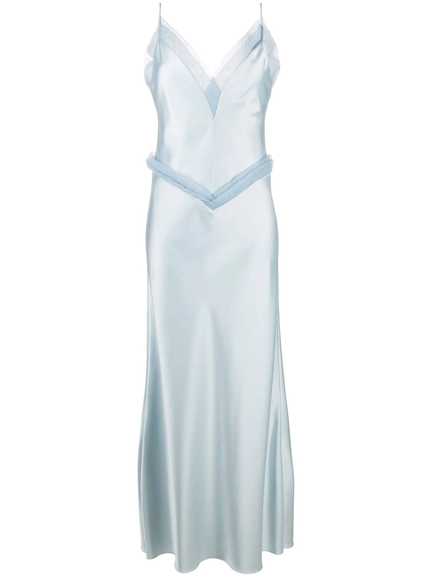 Lotus Flower silk gown